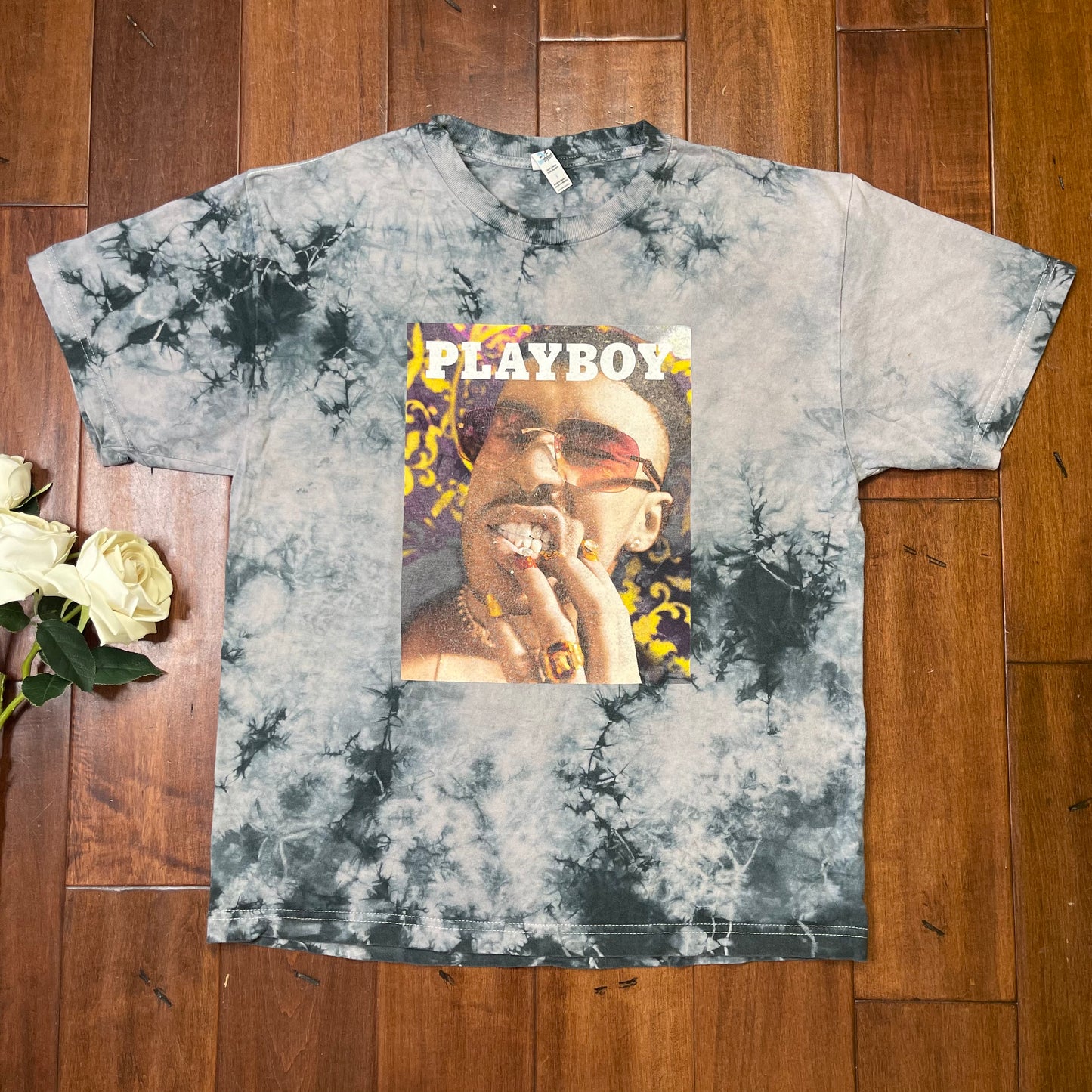 THRIFTED “PLAYBOY” BAD BUNNY T-SHIRT