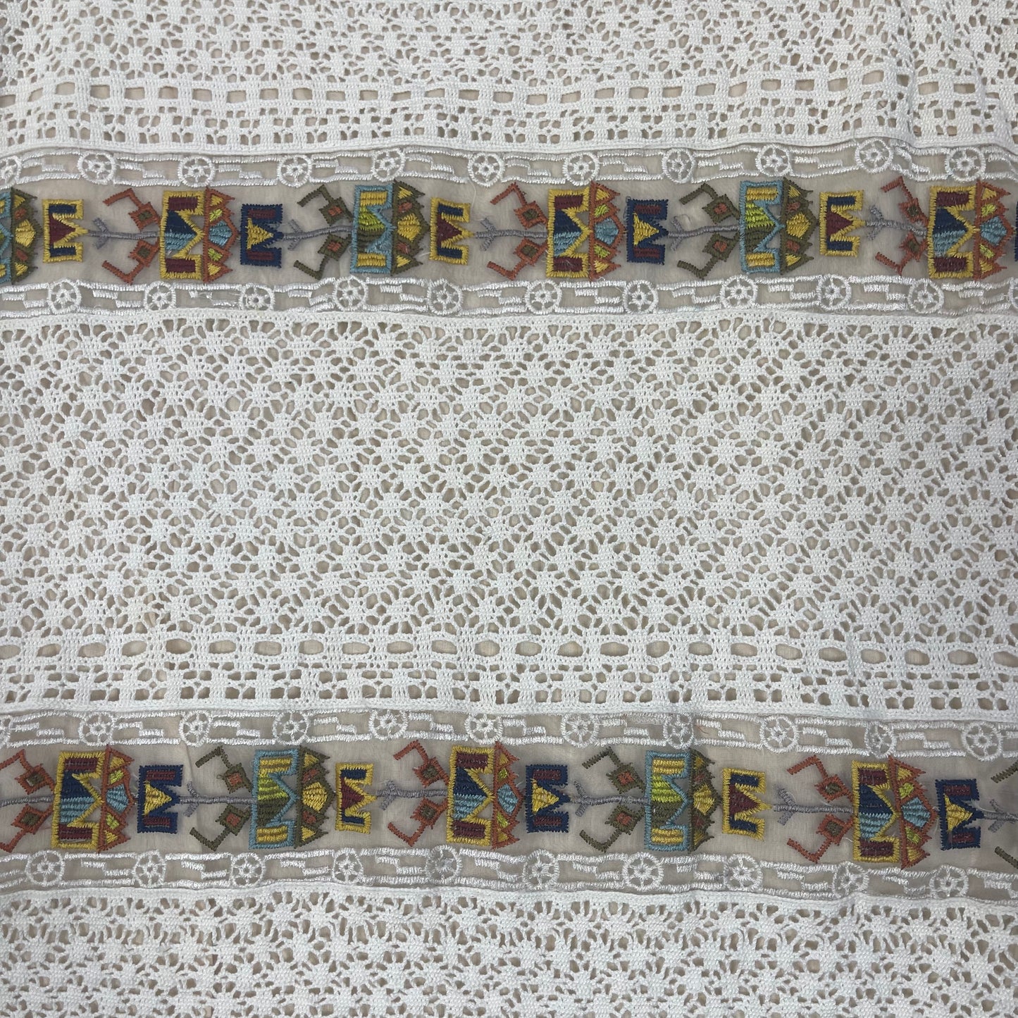 THRIFTED CALYPSO ST. BARTH EMBROIDERED MINI DRESS