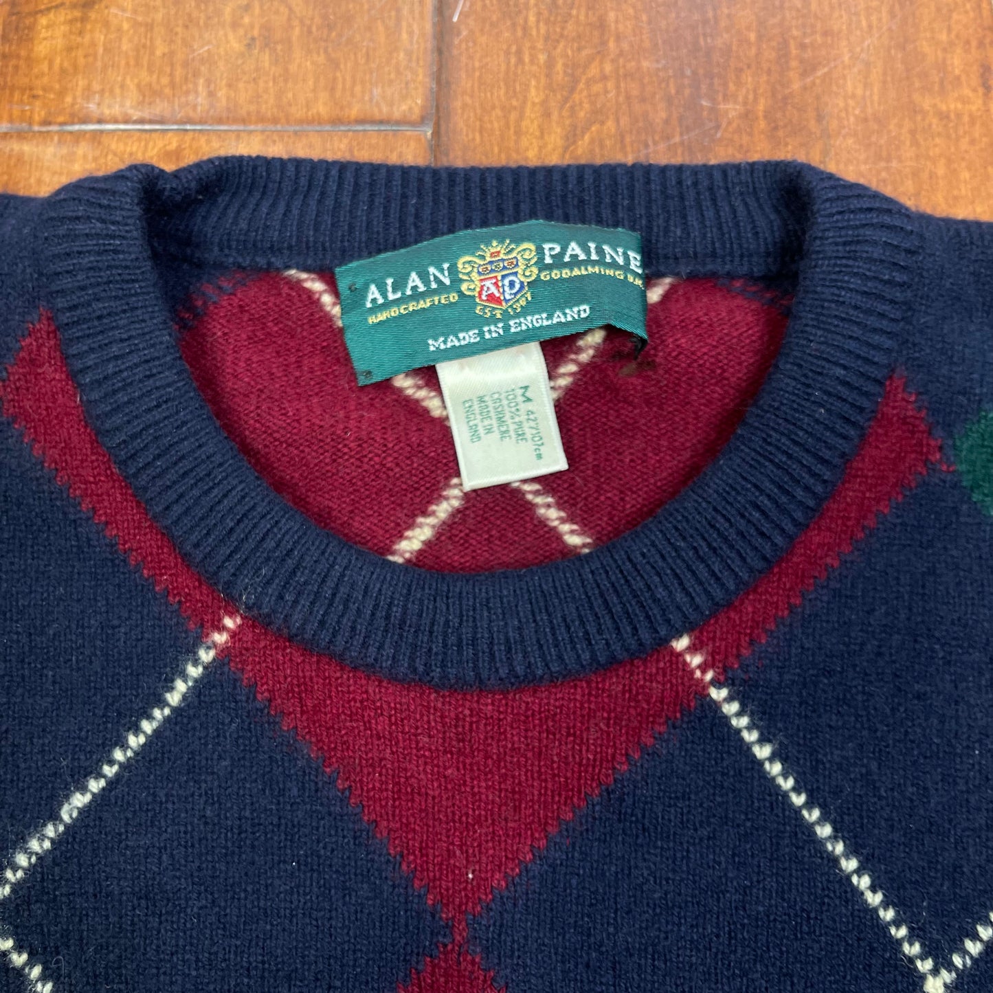VINTAGE 80’S ARGYLE SWEATER