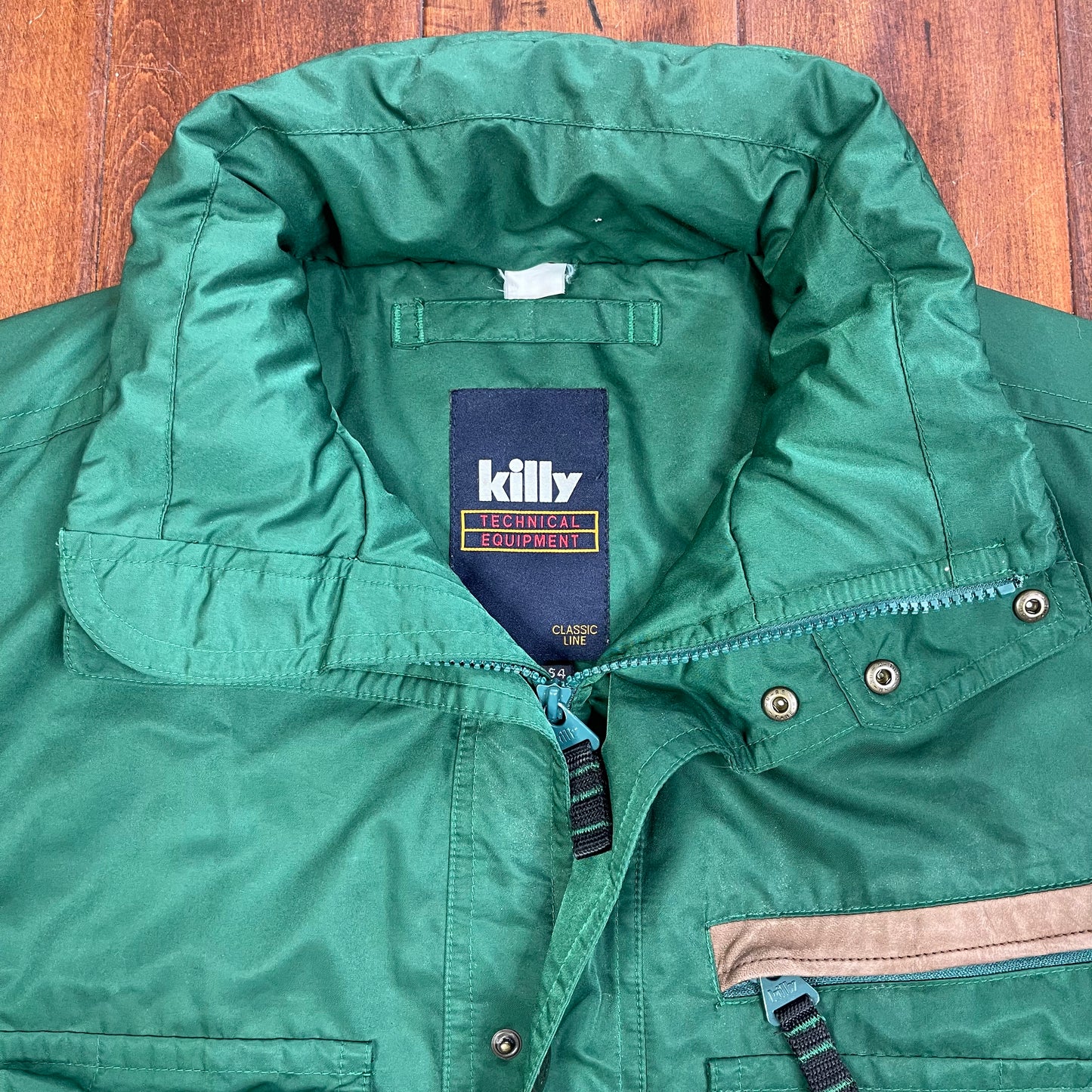 THRIFTED ZIP-UP SKI JACKET