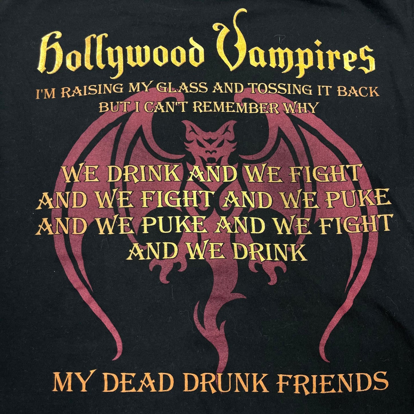 THRIFTED “HOLLYWOOD VAMPIRES” T-SHIRT