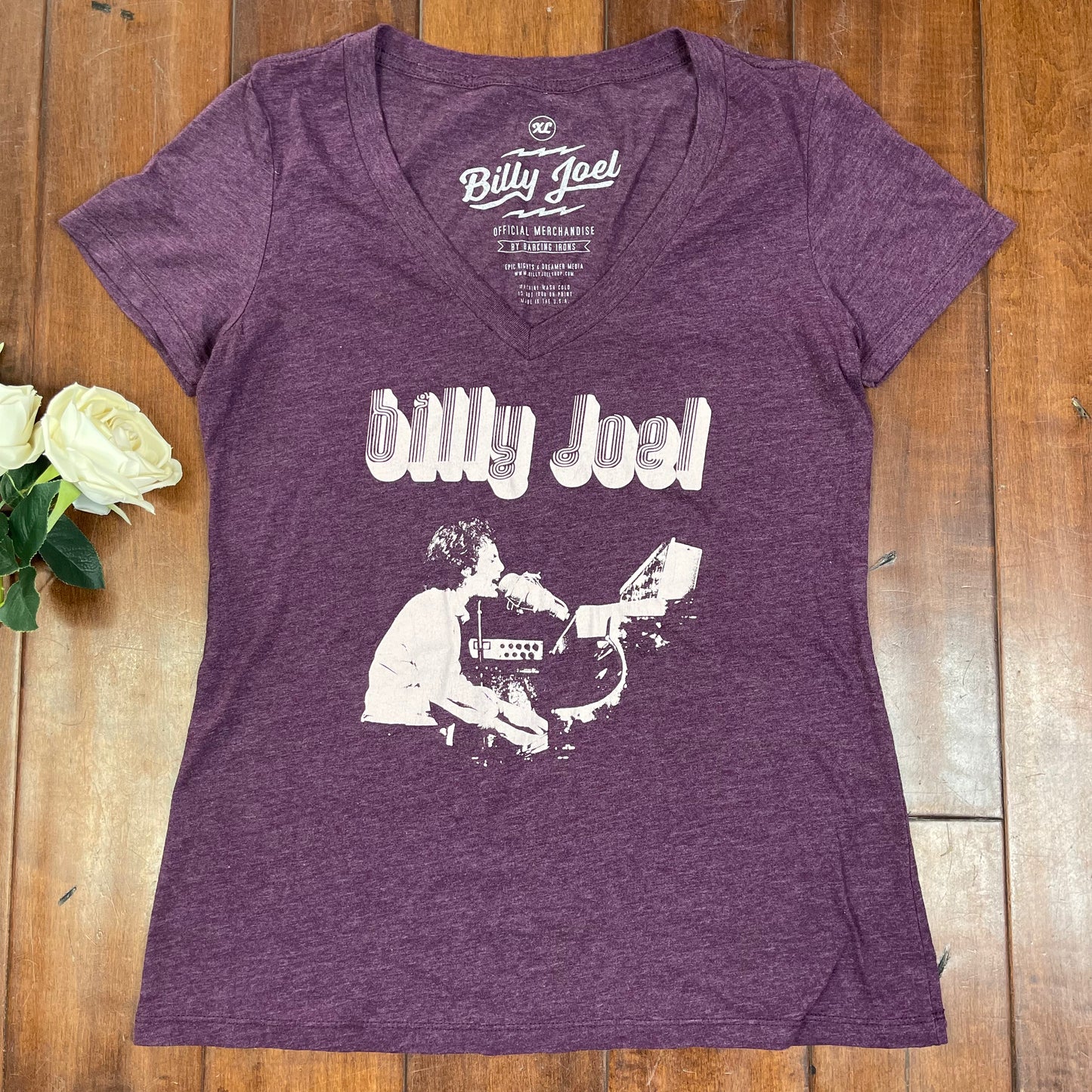 THRIFTED BILLY JOEL V-NECK