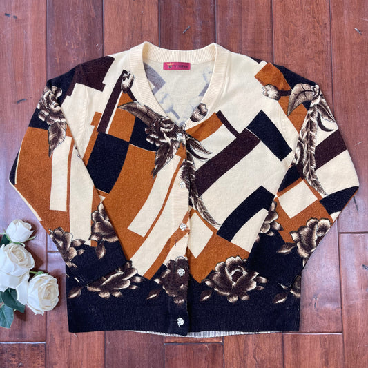 THRIFTED CARDIGAN SWEATER