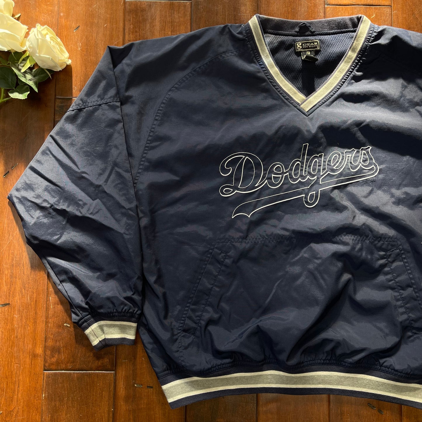 VINTAGE DODGERS 2000 WINDBREAKER PULLOVER