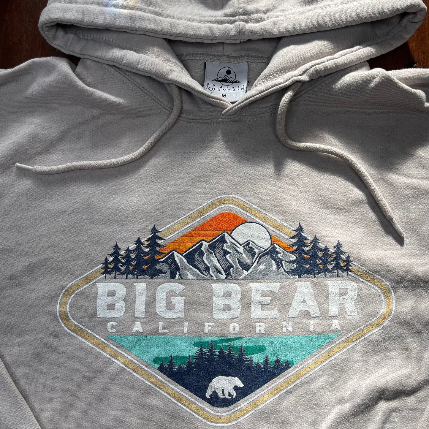 THRIFTED “BIG BEAR CALIFORNIA” CROPPED SWEATER