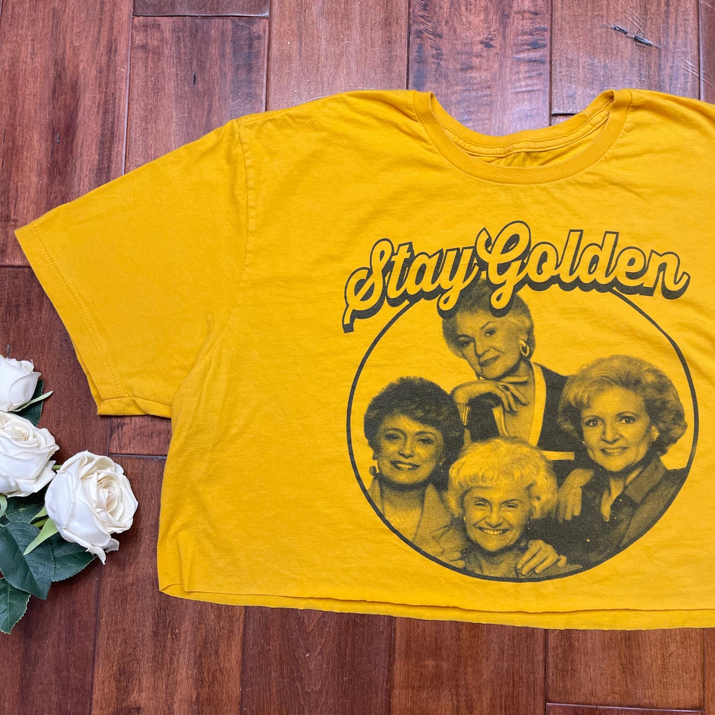 THRIFTED GOLDEN GIRLS CROPPED TEE