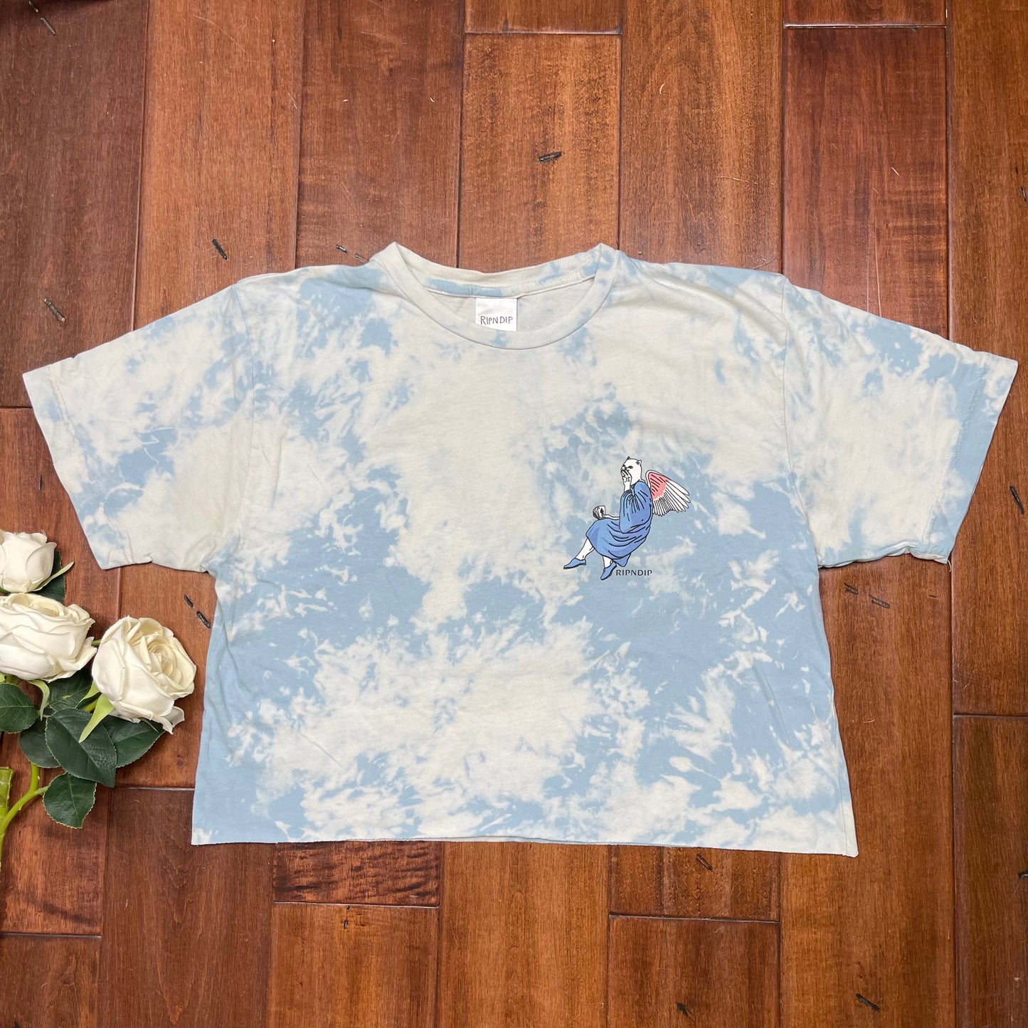 THRIFTED RIPNDIP CROPPED TEE