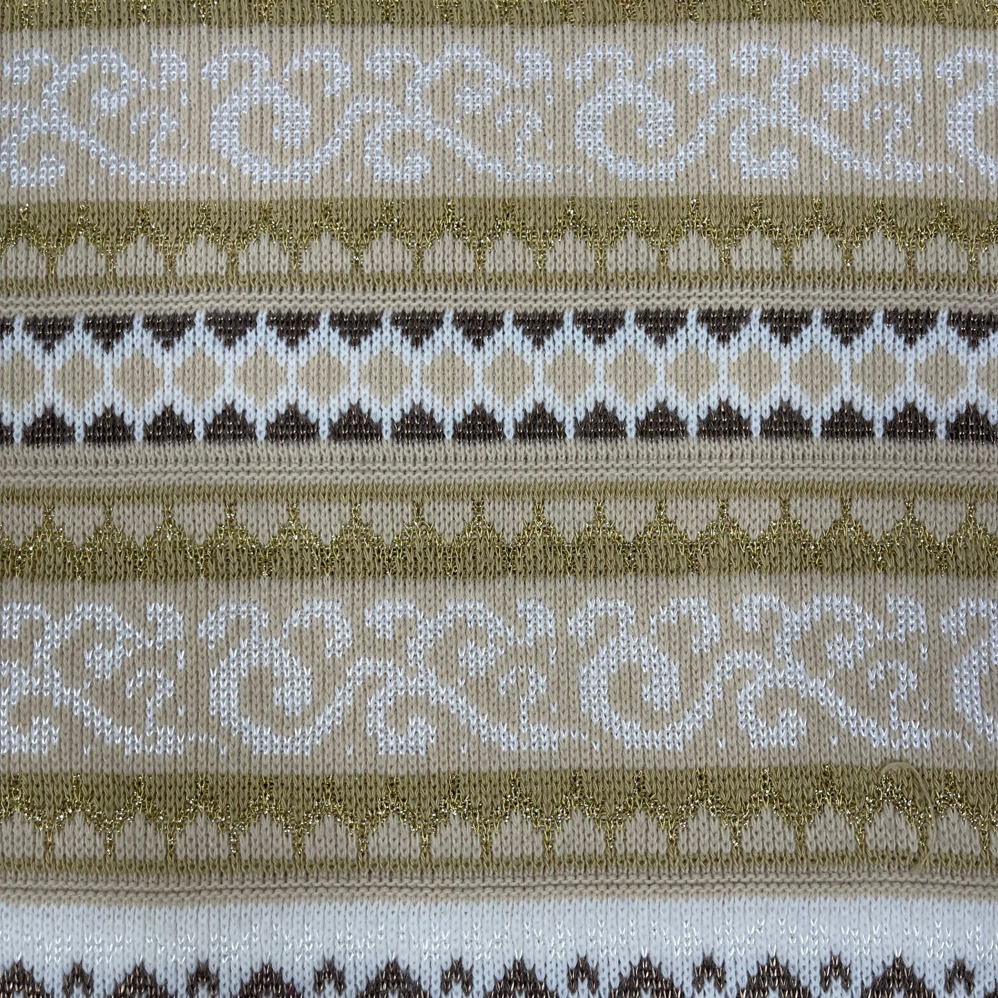 VINTAGE GOLDEN STRIPED SWEATER