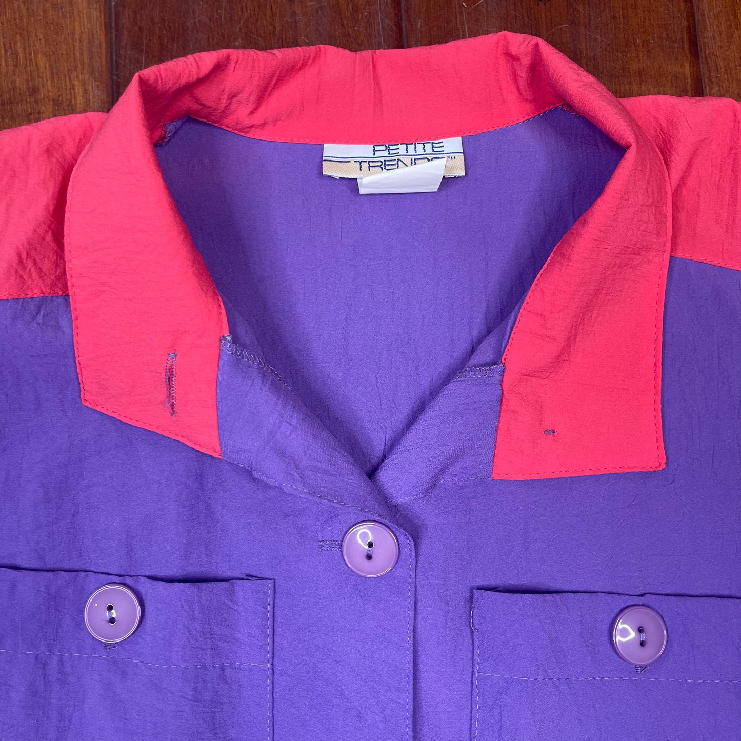 VINTAGE 80’S HALF SLEEVE BUTTON-UP