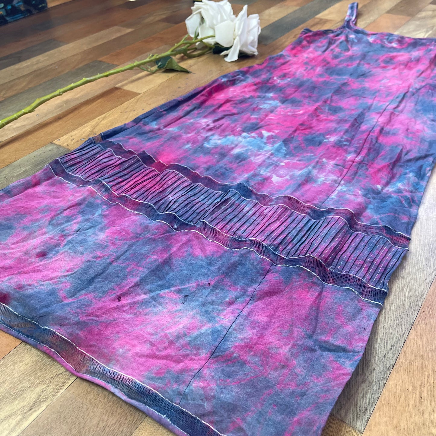 THRIFTED PRADA TIE-DYE SUMMER DRESS