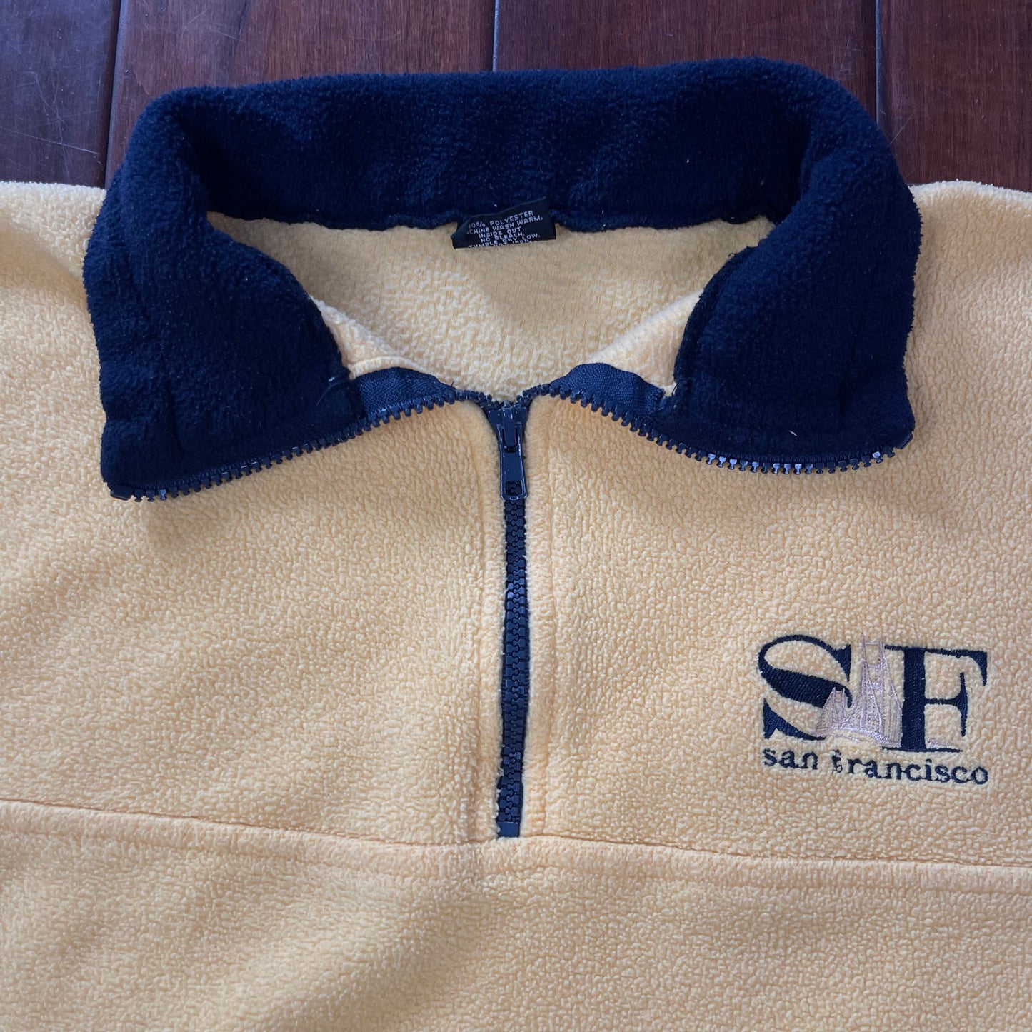 VINTAGE SAN FRANCISCO ZIP-UP POLO