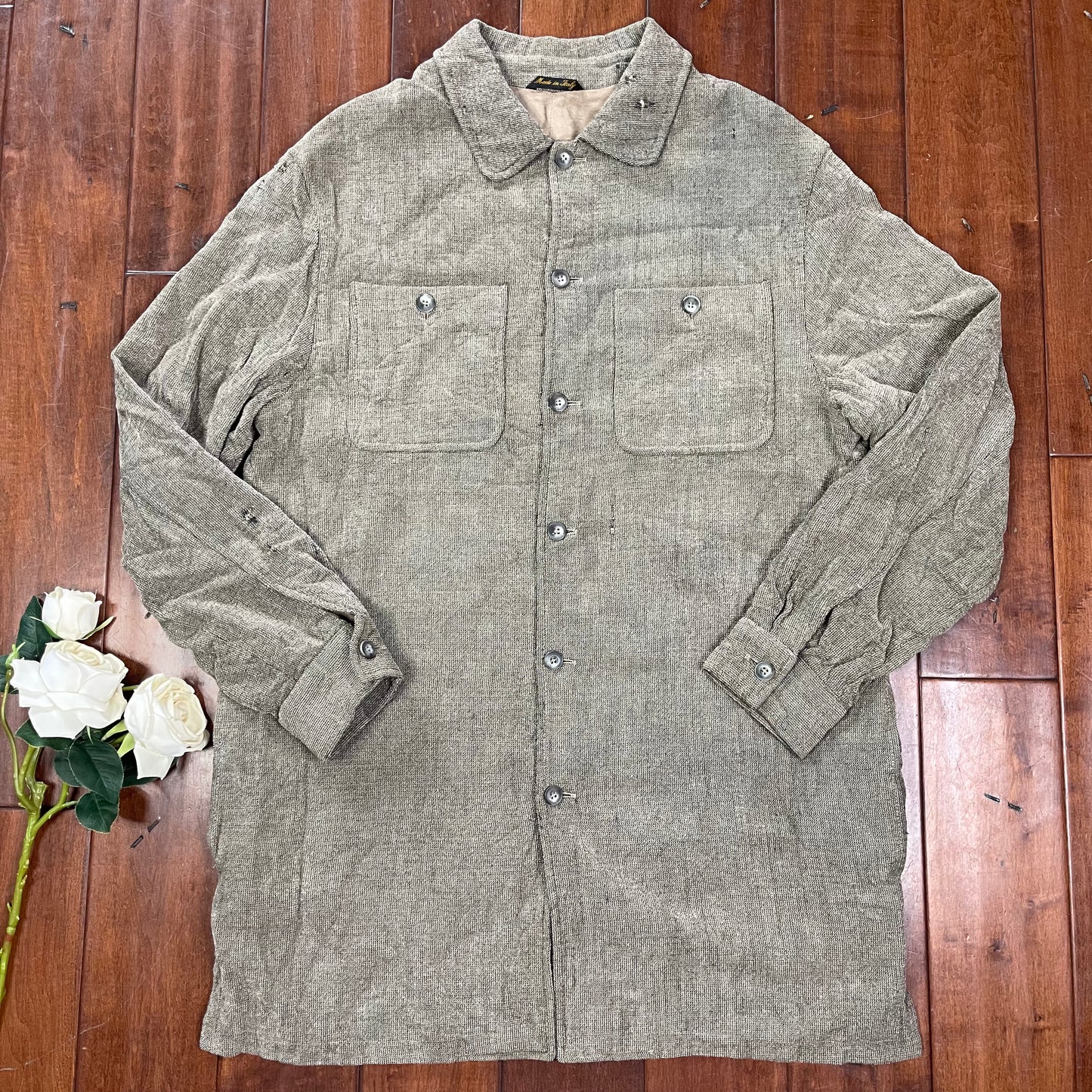 VINTAGE ITALIAN COAT STYLE BUTTON-UP