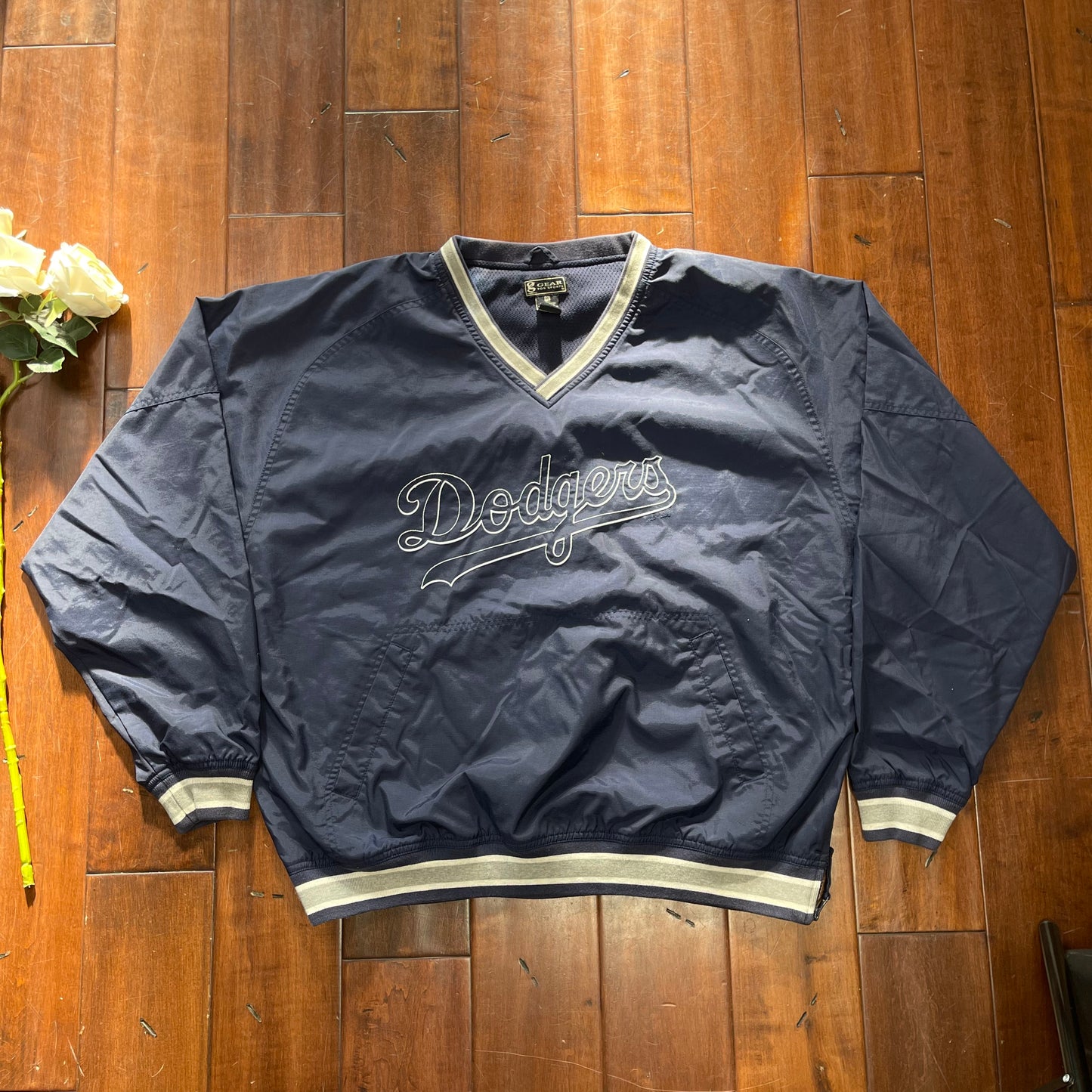 VINTAGE DODGERS 2000 WINDBREAKER PULLOVER