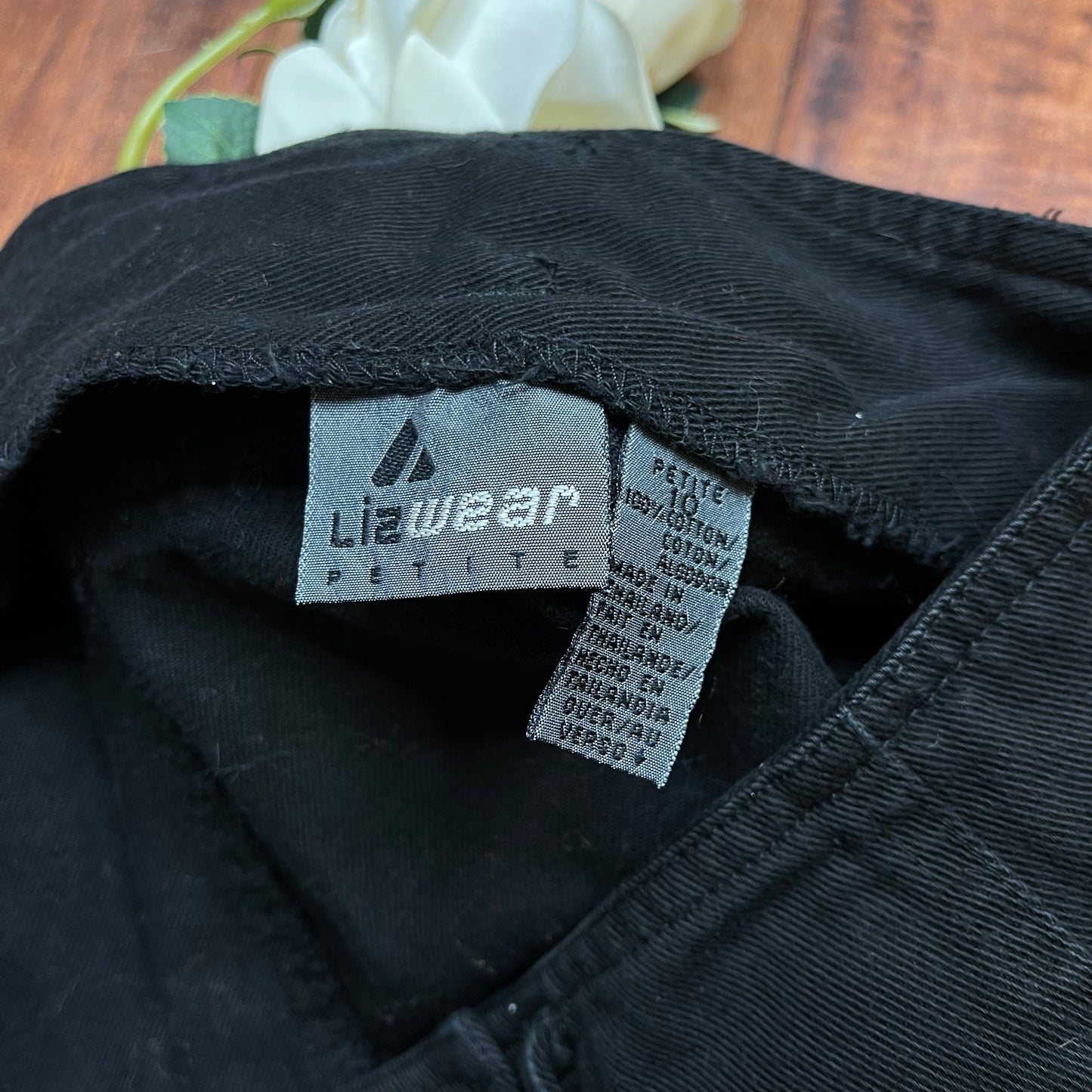 VINTAGE LIZ WEAR MAXI JEAN SKIRT