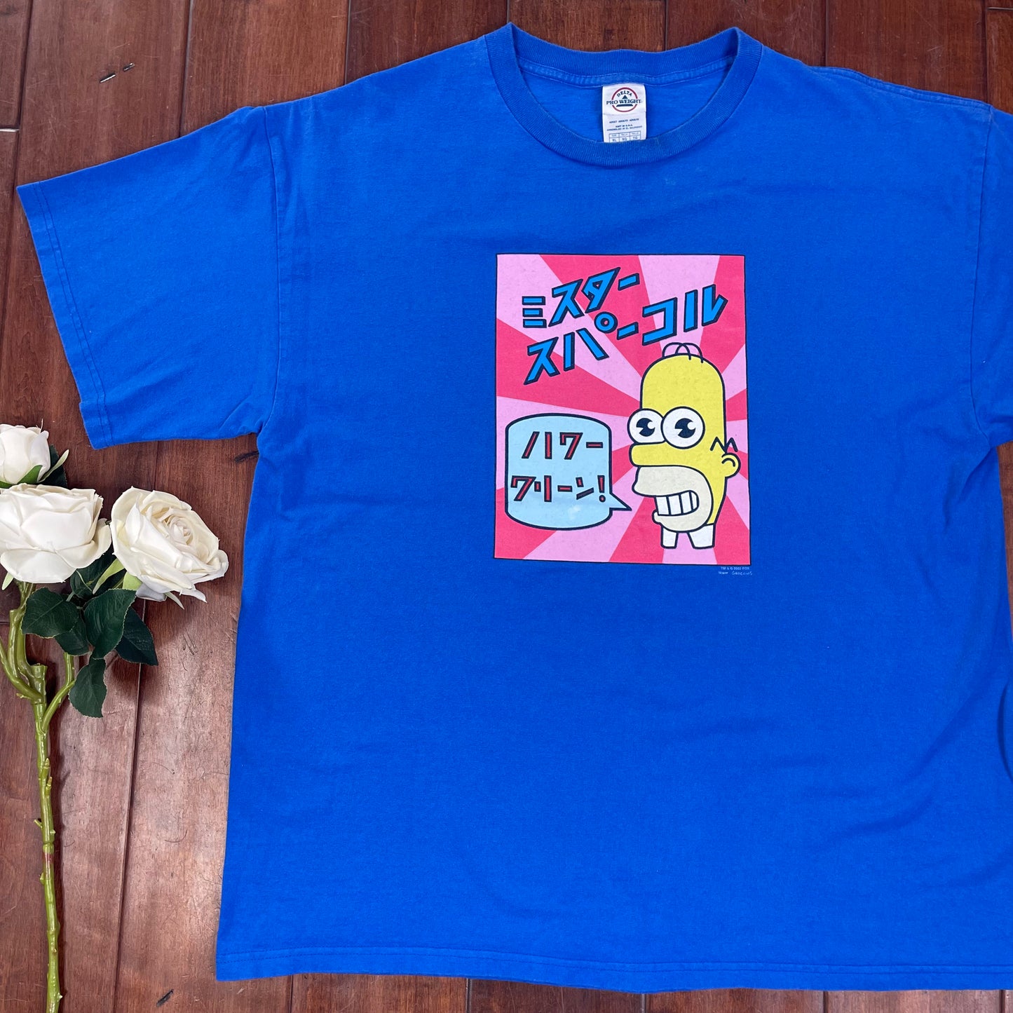 VINTAGE Y2K ANIME STYLE HOMER SIMPSON T-SHIRT