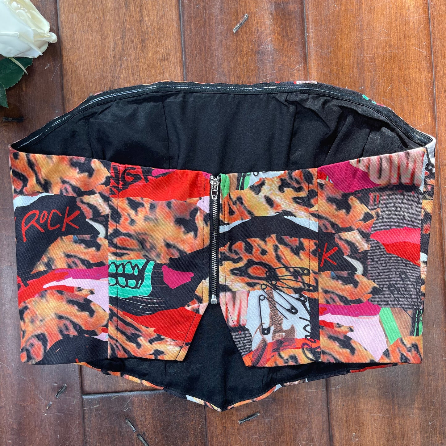 THRIFTED PRINCESS POLLY CORSET STYLE TUBE TOP