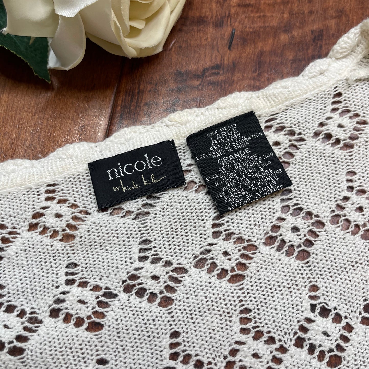 THRIFTED NICOLE MILLER KNIT TOP