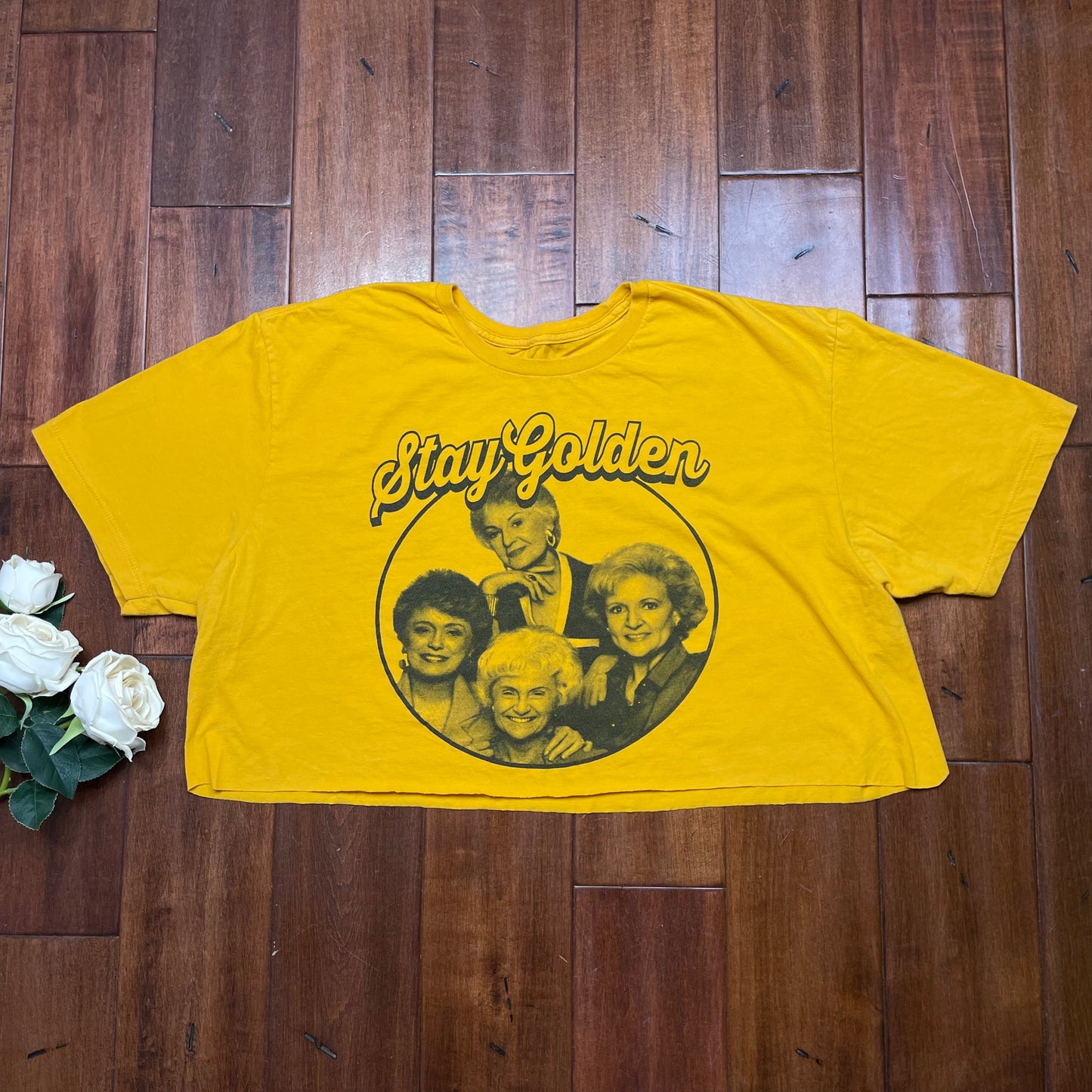 THRIFTED GOLDEN GIRLS CROPPED TEE