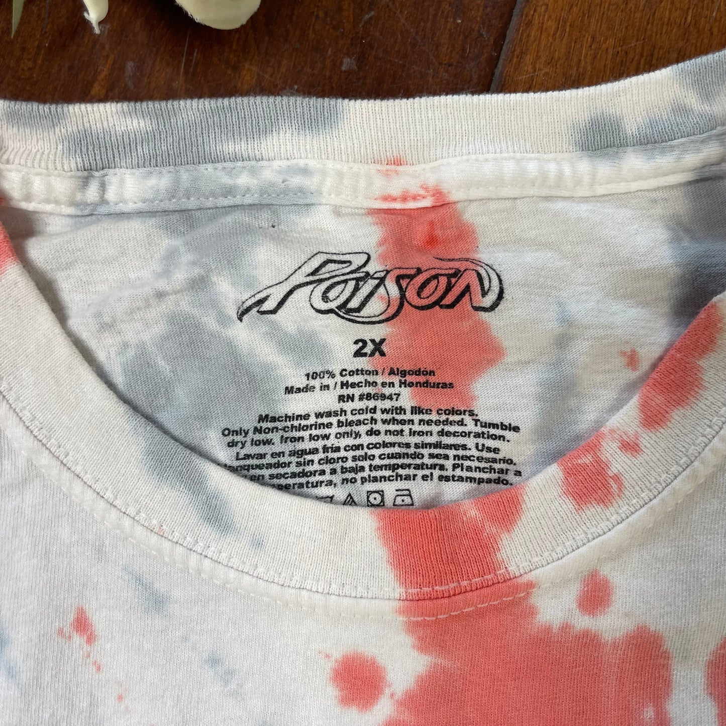 THRIFTED POISON CUT-UP TEE