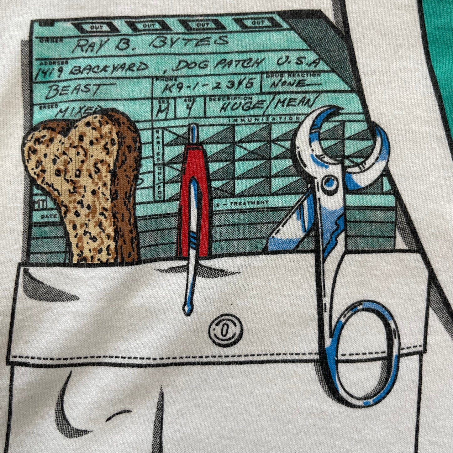 Vintage 1985 Veterinarian Single Stitched T-Shirt