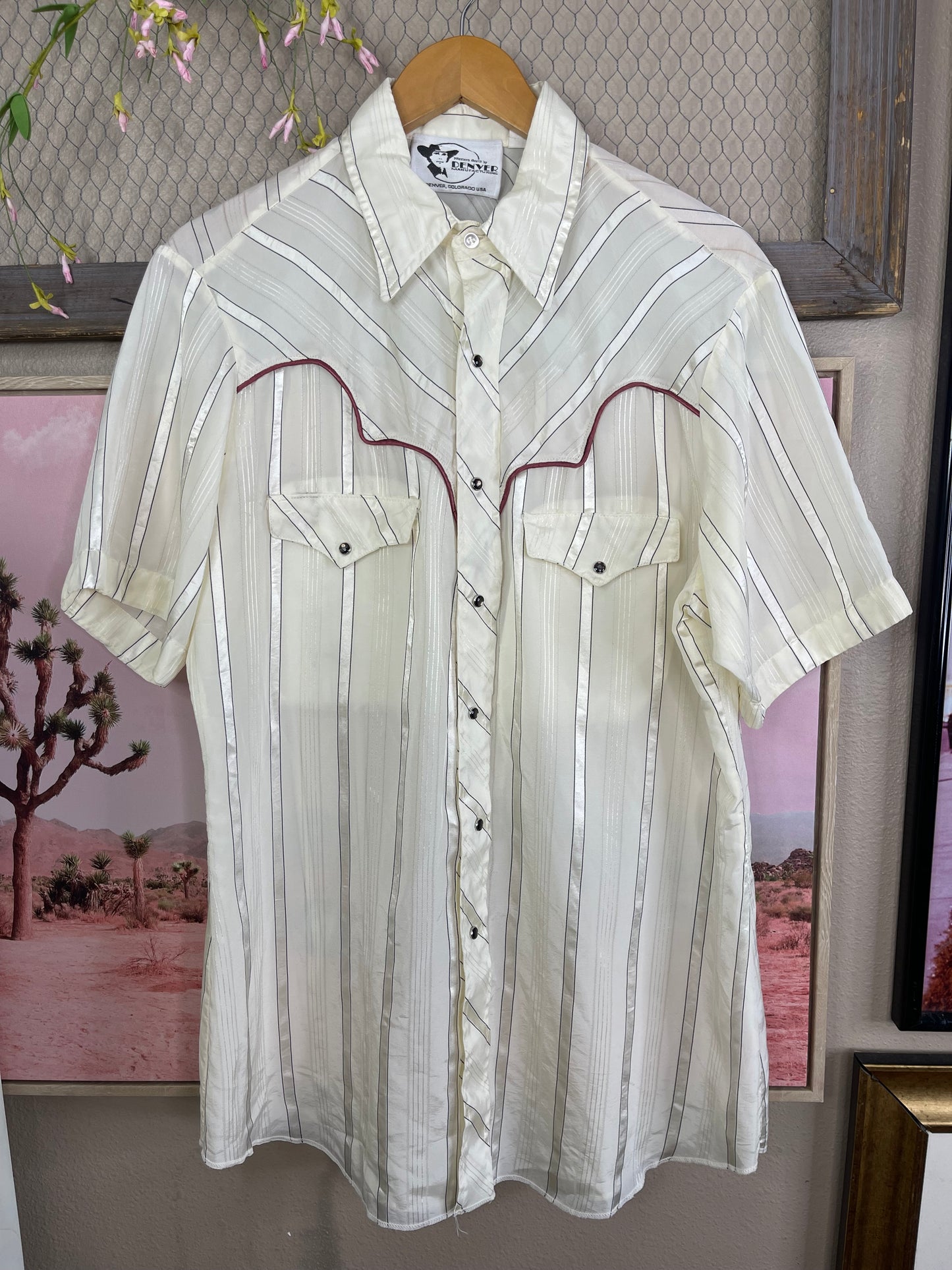 VINTAGE WESTERN BUTTON-UP