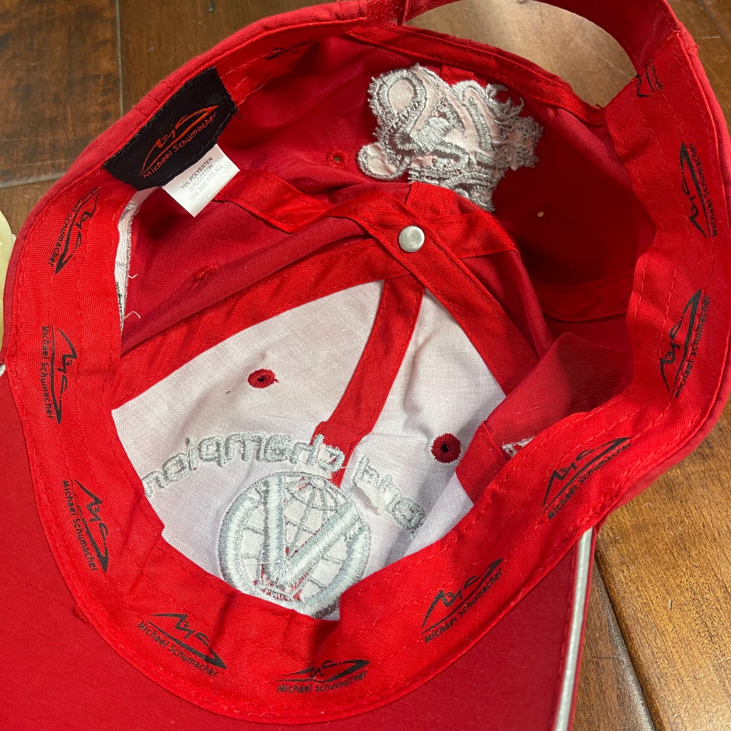 Vintage Ferrari Hat F1 Michael Schumacher 7 Times World Champion Formula 1 Official Cap