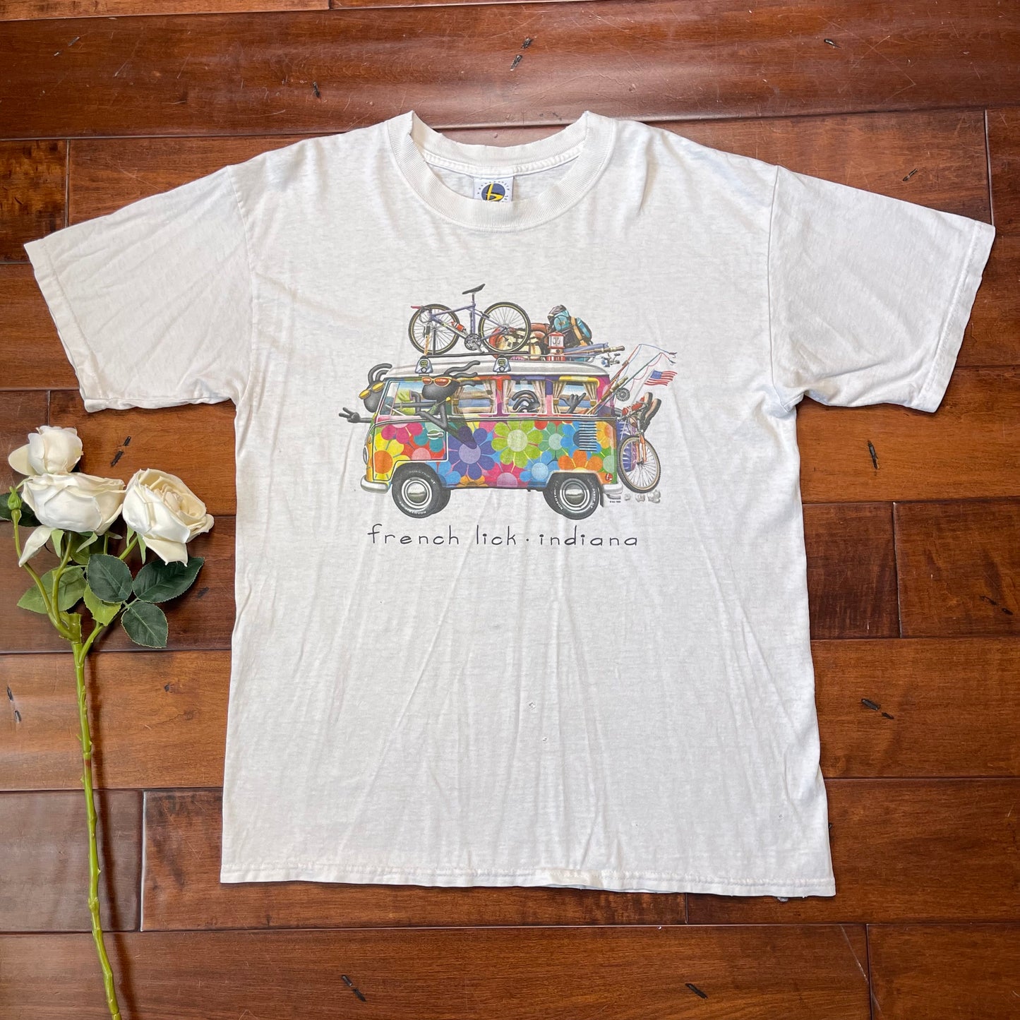 Vintage 90’s Watauga River Fieldstreams Outfitters Hippie T-Shirt