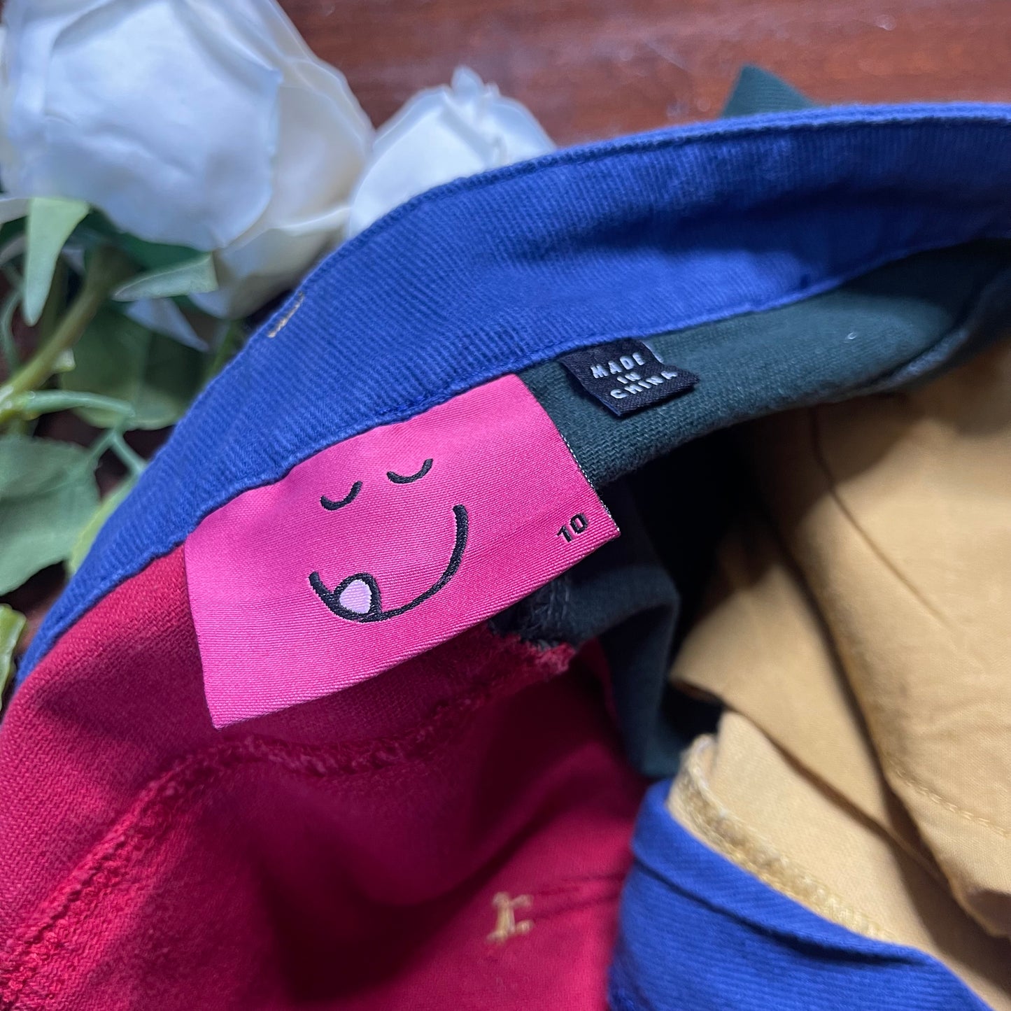 Thrifted Lazy Oaf x Mr. Men Mr. Happy Mr. Wrong Skirt