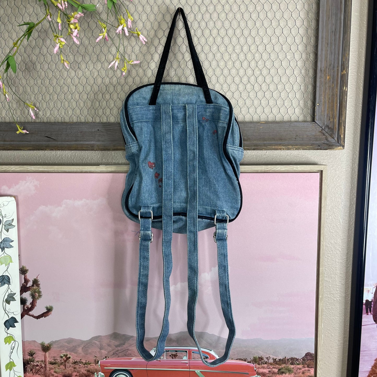 VINTAGE 90’S BUTTERFLY BACKPACK HANDBAG