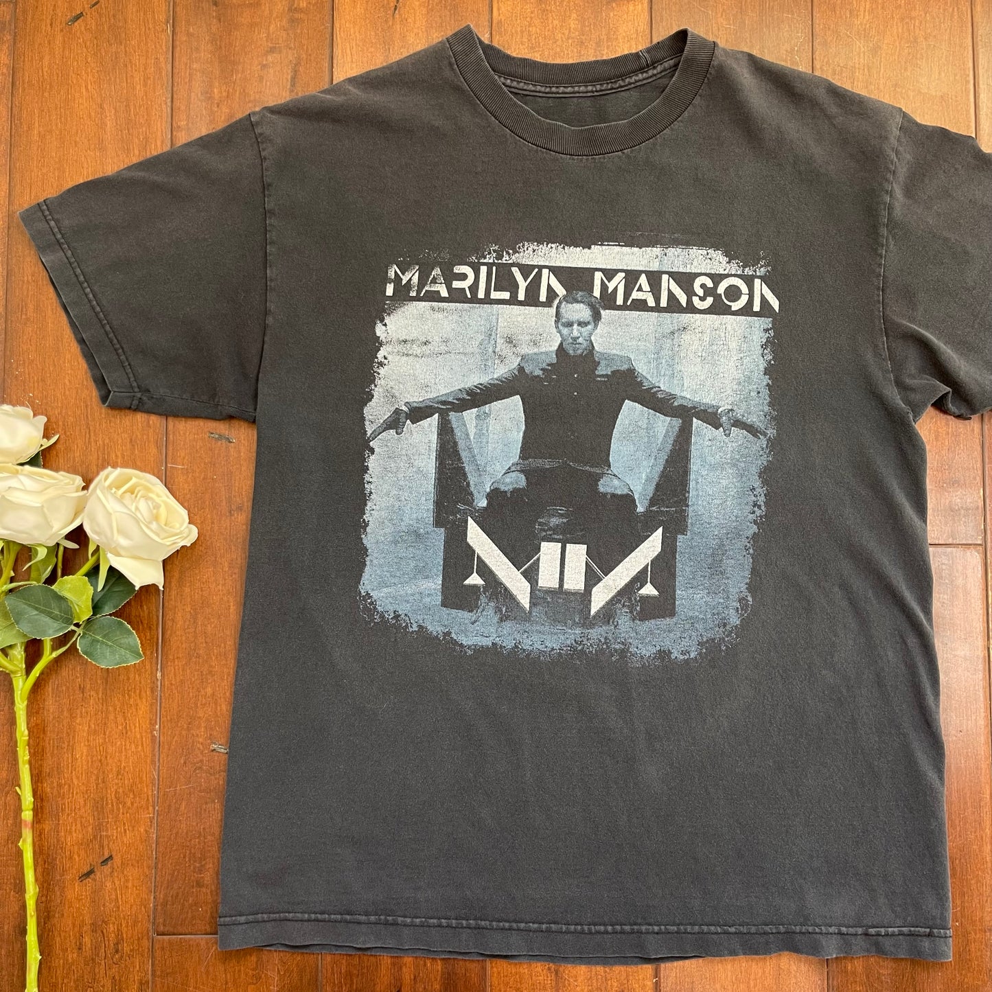 Thrifted 2015 Marilyn Manson & Smashing Pumpkins End Times Tour T-Shirt