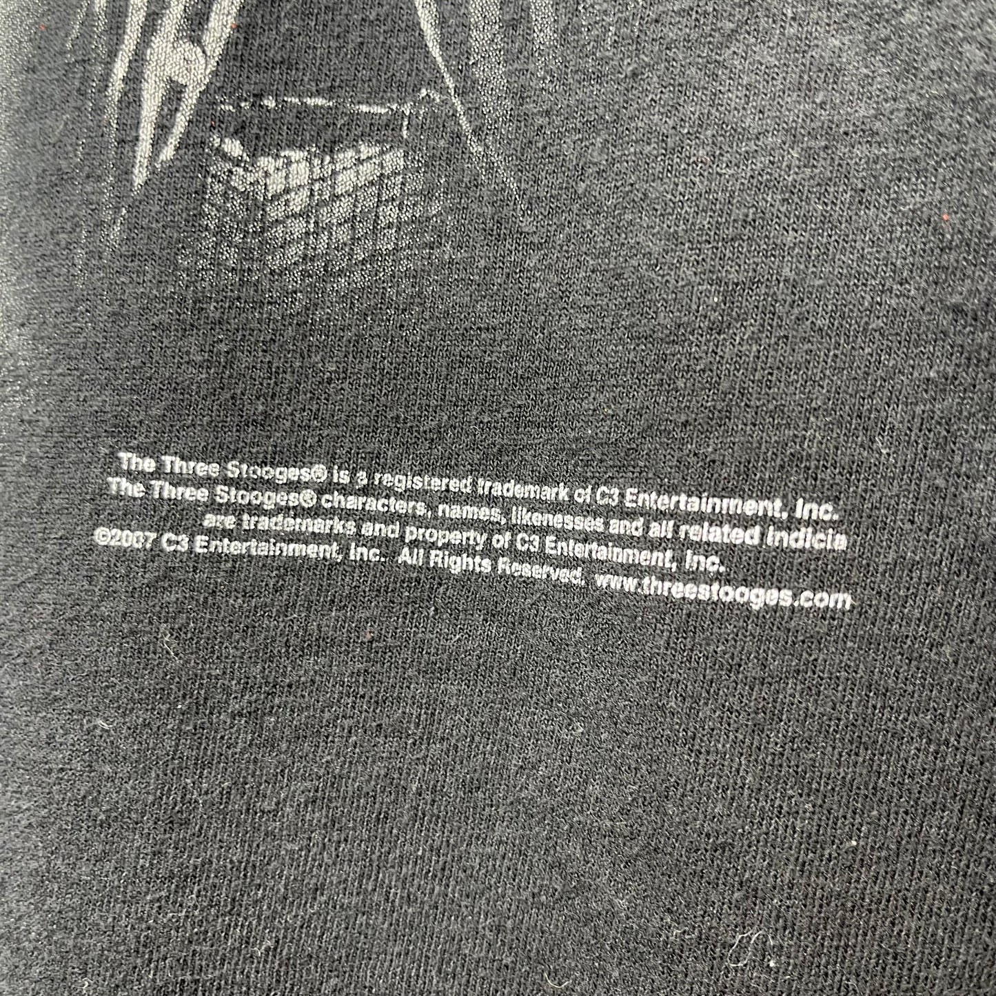 Vintage Y2K The Three Stooges Curly T-Shirt