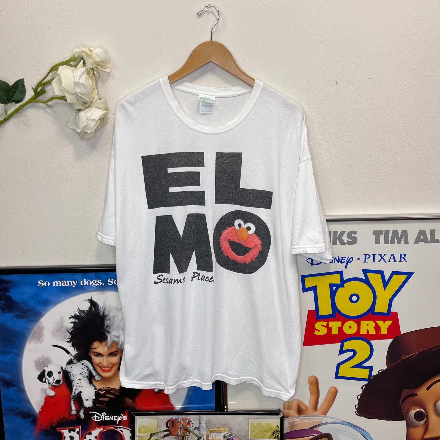 Thrifted Elmo Sesame Street T-Shirt