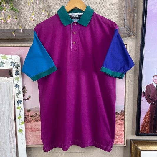 VINTAGE COLOR-BLOCKED POLO