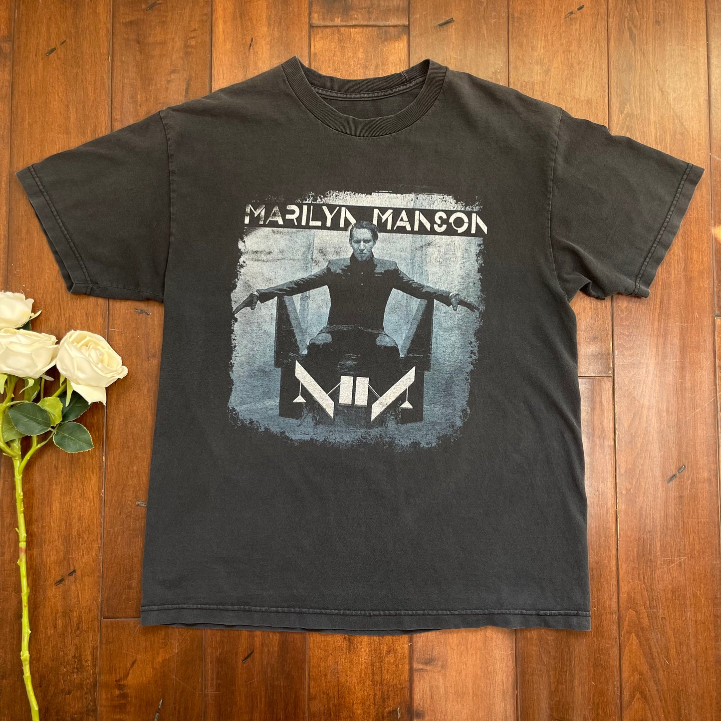 Thrifted 2015 Marilyn Manson & Smashing Pumpkins End Times Tour T-Shirt