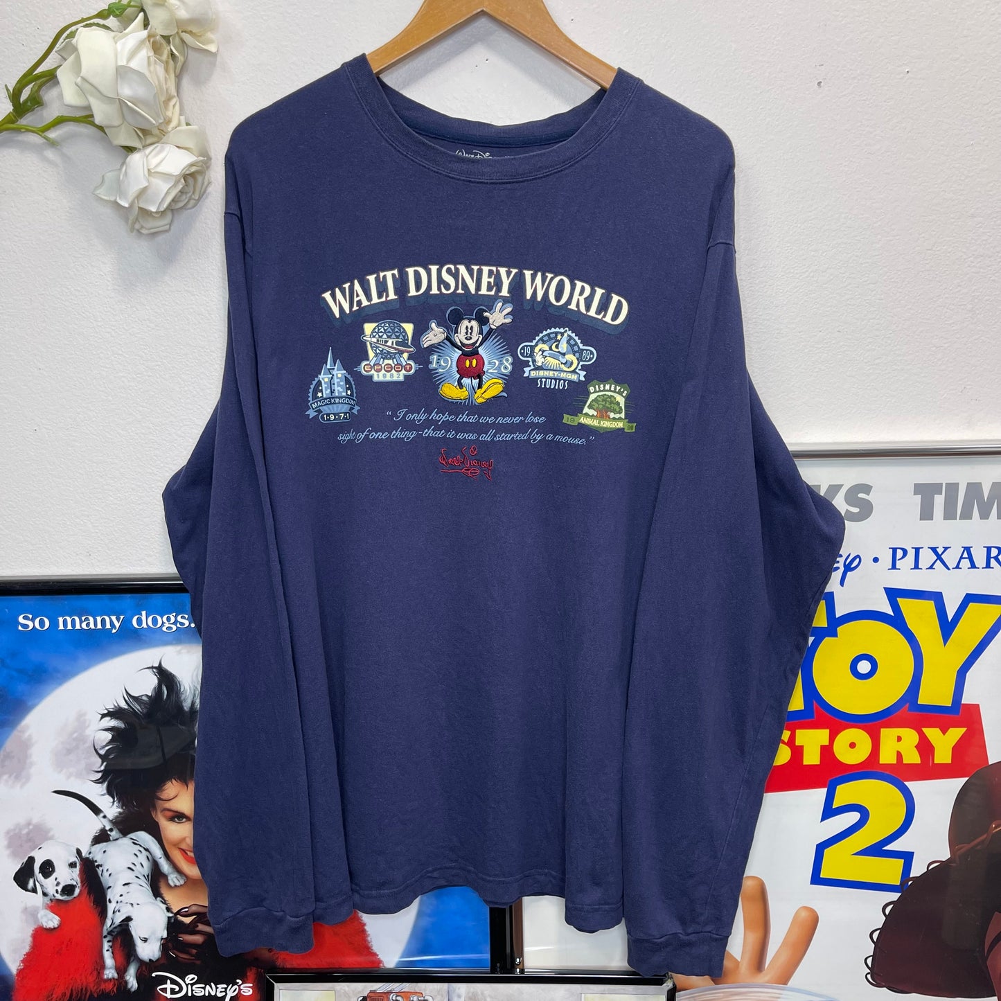 Vintage Y2K Walt Disney World Long Sleeve