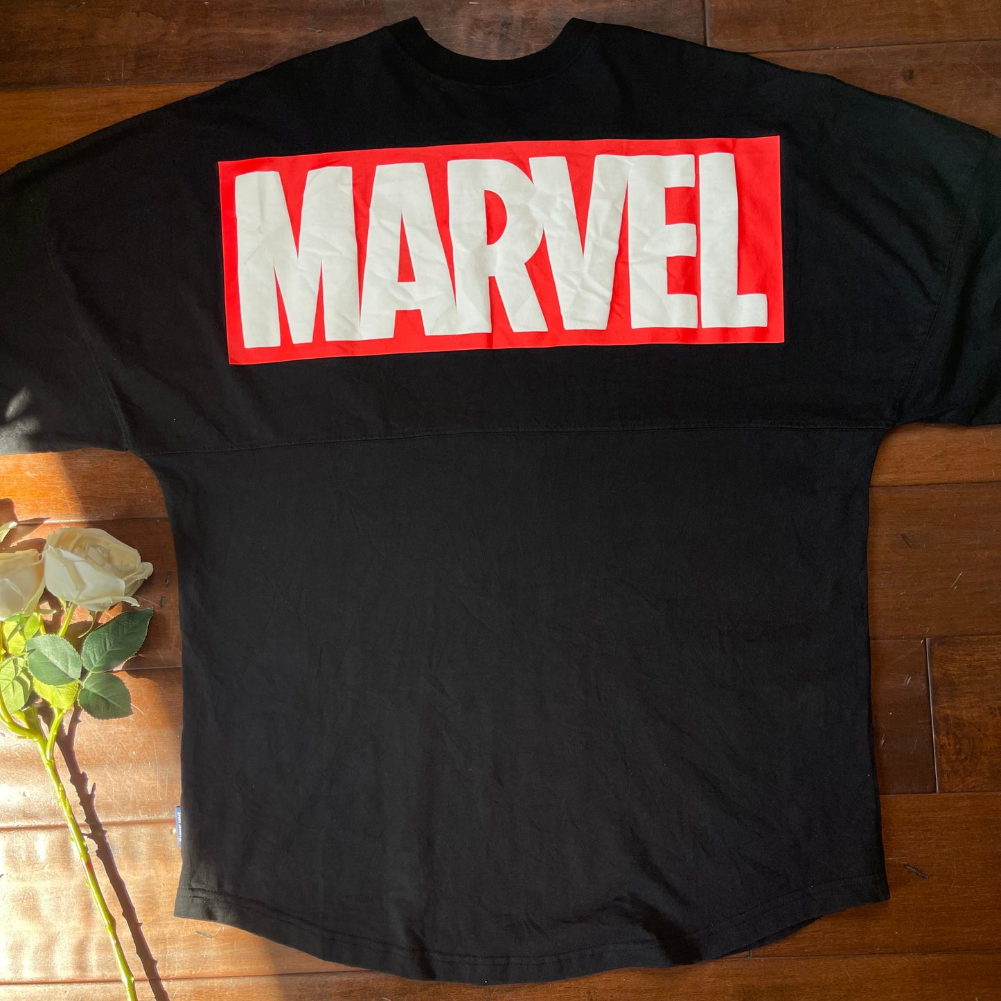 Thrifted Disney Marvel Avengers Spirit Jersey Long Sleeve Shirt