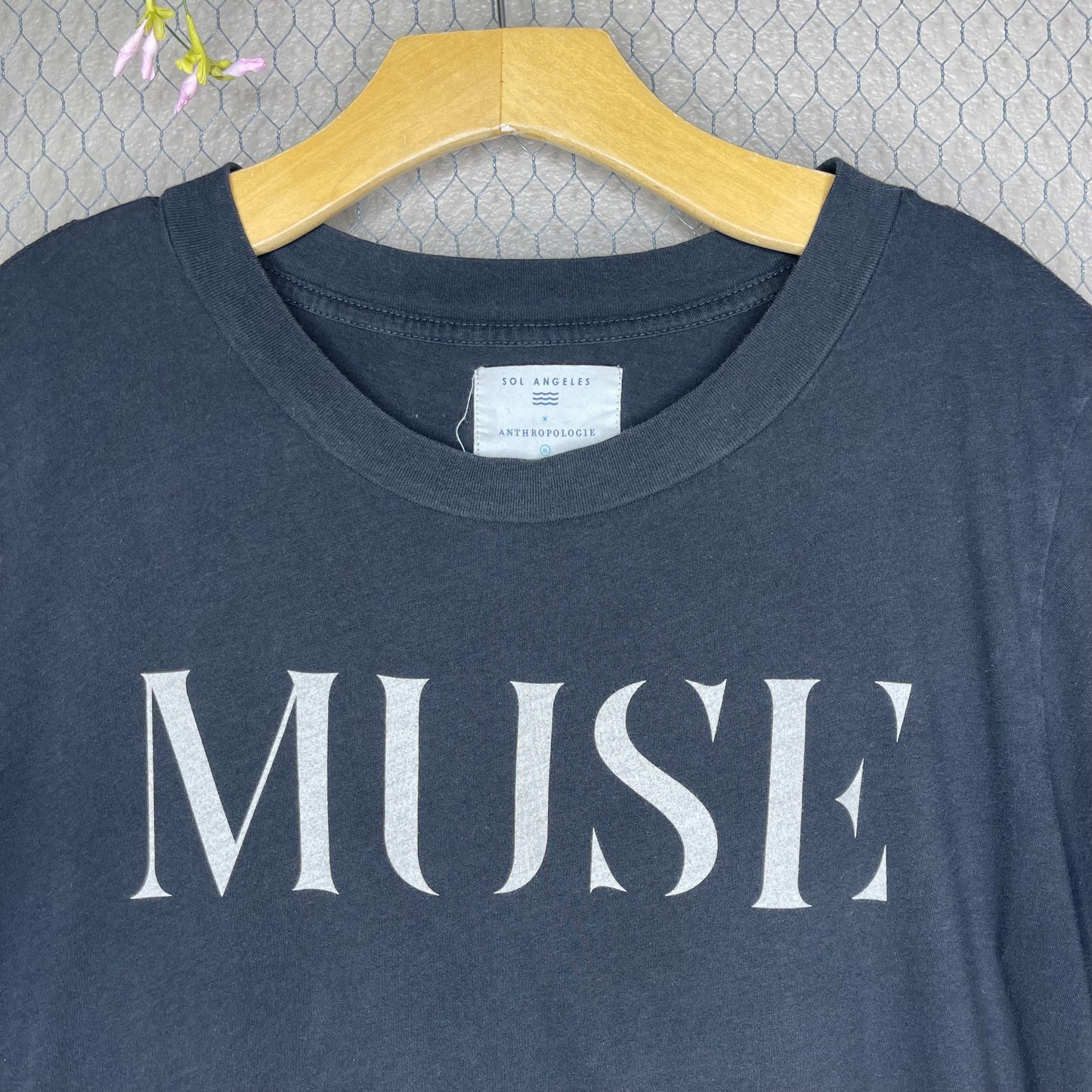 THRIFTED ANTHROPOLOGIE “MUSE” CUFFED SLEEVES T-SHIRT