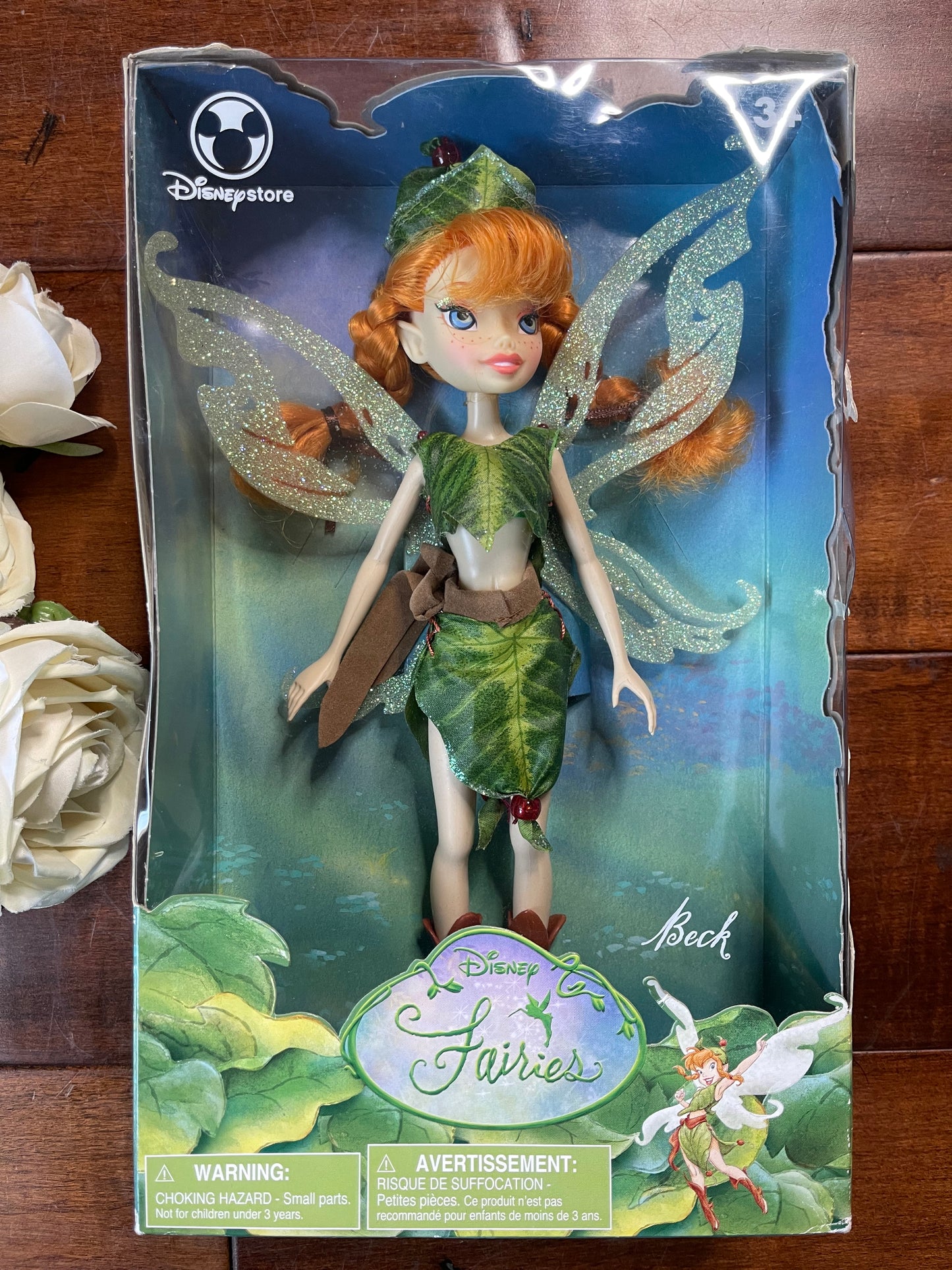 Vintage Y2K Disney Store Exclusive Fairies Beck Doll Figure