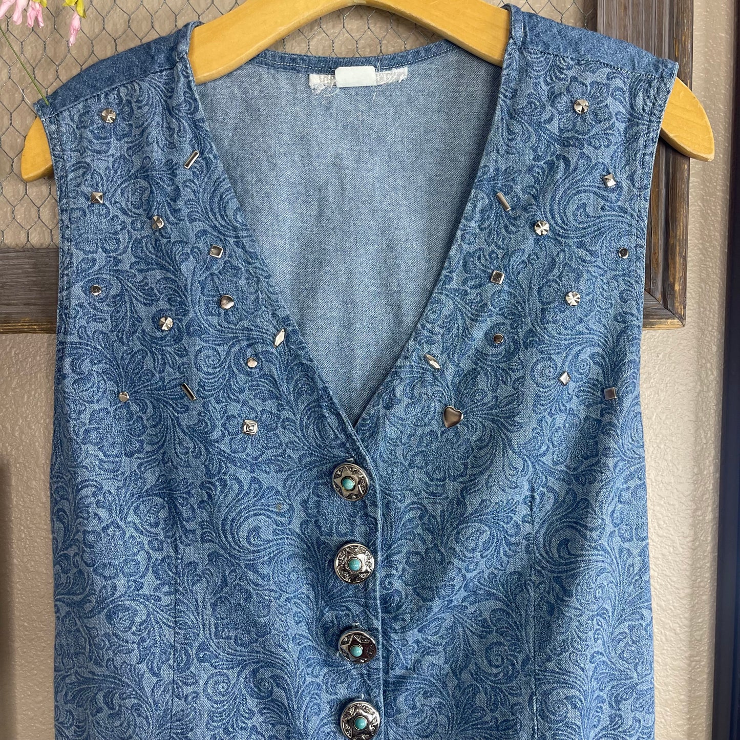 VINTAGE 80’S JEAN VEST