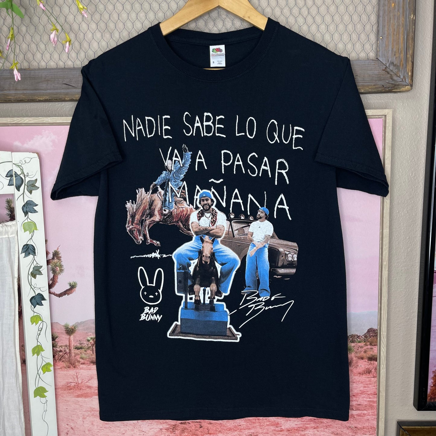 THRIFTED BAD BUNNY “NADIE SABE LO WUE VA A PASAR MAÑANA” CONCERT T-SHIRT
