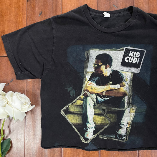 THRIFTED KID CUDI CUT-UP TEE