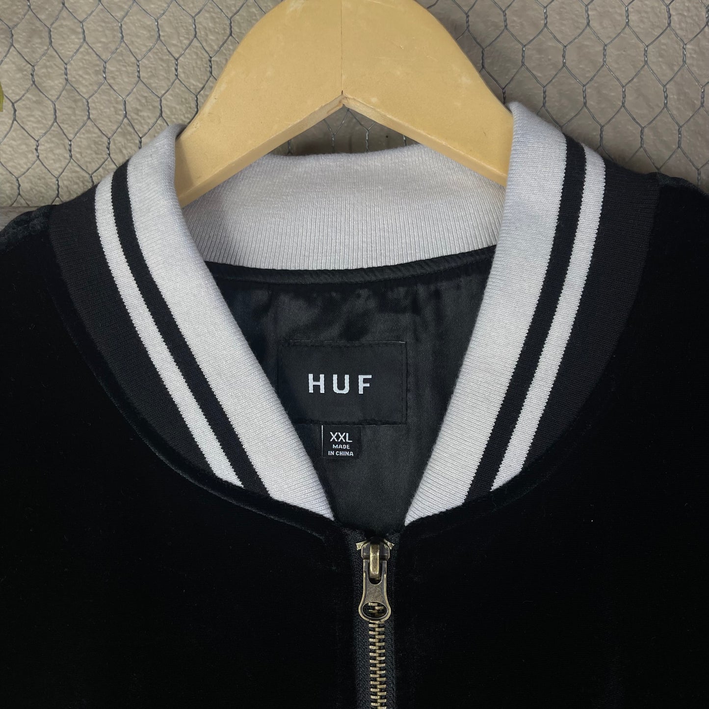 THRIFTED HUF BOMBER JACKET