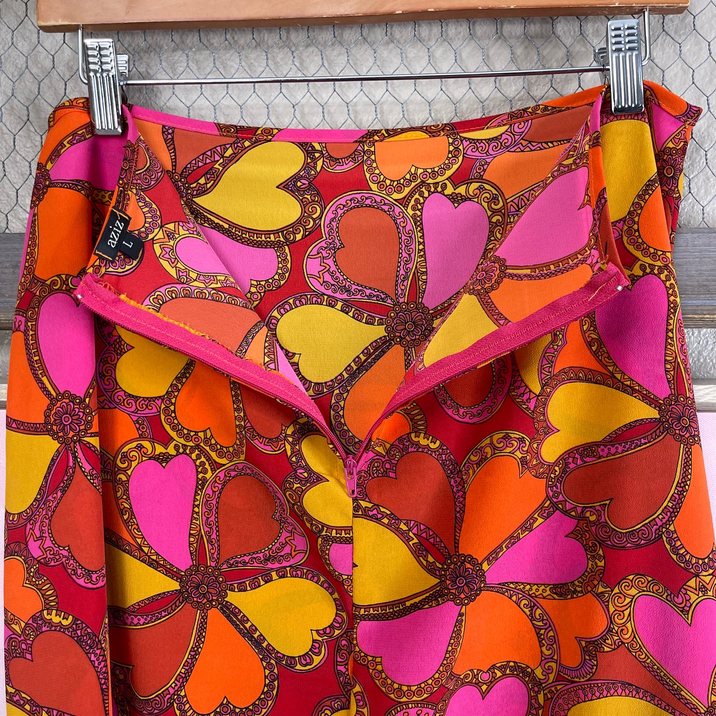 Vintage Y2K Artsy Midi V-Skirt