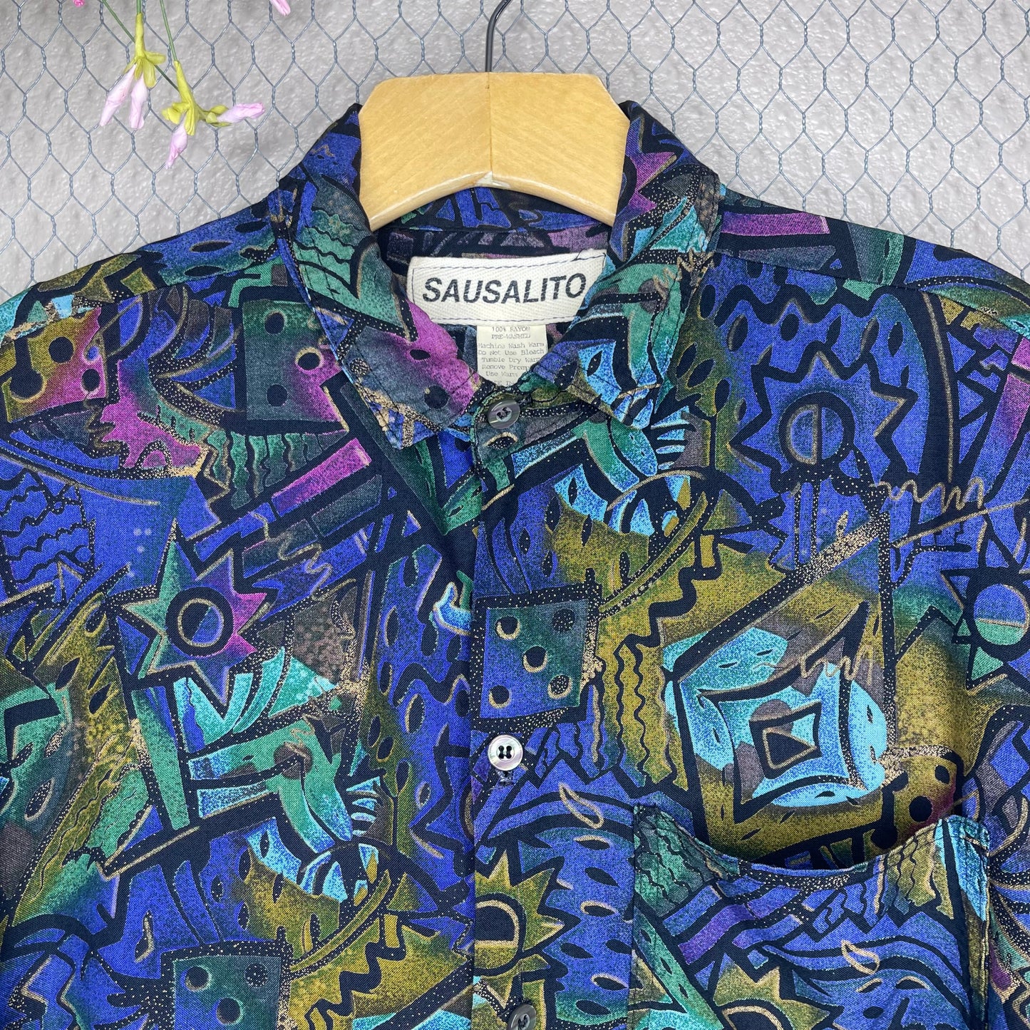 VINTAGE 90’S SAUSALITO BUTTON-UP