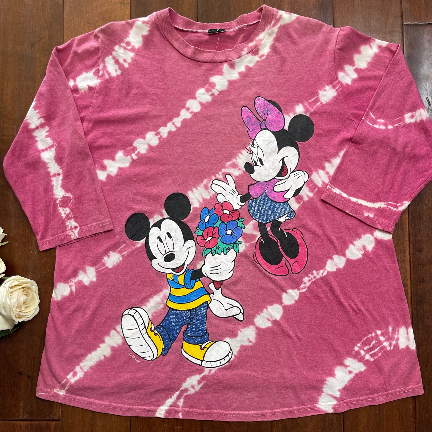 Vintage 90’s Disney Mickey & Minnie Long Sleeve Shirt
