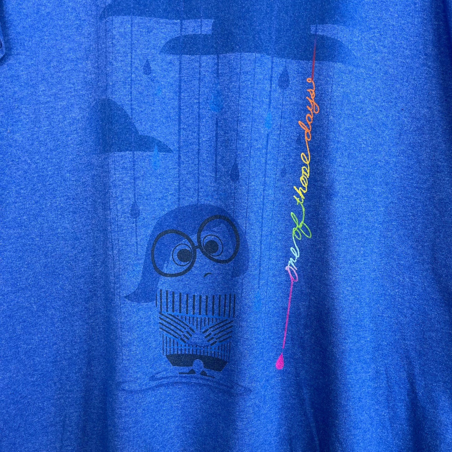 THRIFTED INSIDE OUT SADNESS T-SHIRT