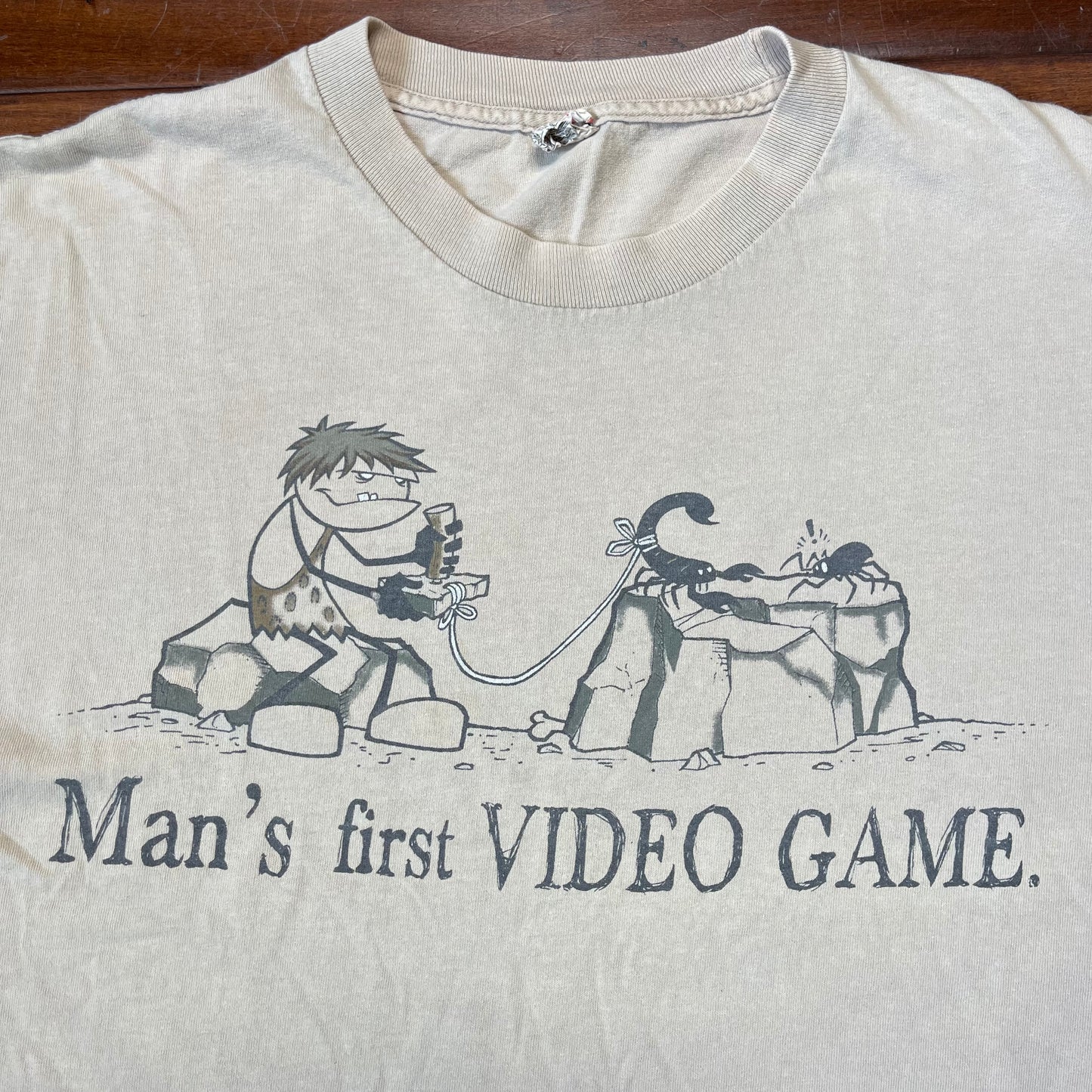 Vintage Y2K “Man’s First Video Game” T-Shirt