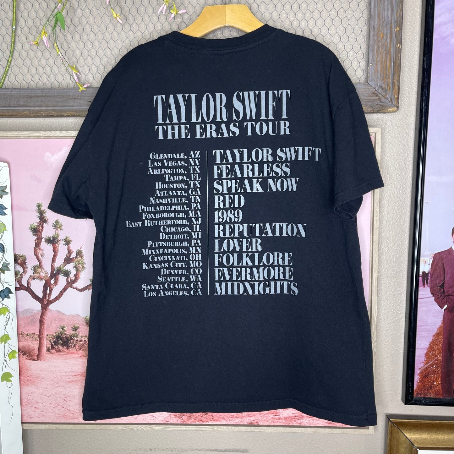 THRIFTED TAYLOR SWIFT THE ERAS TOURS T-SHIRT