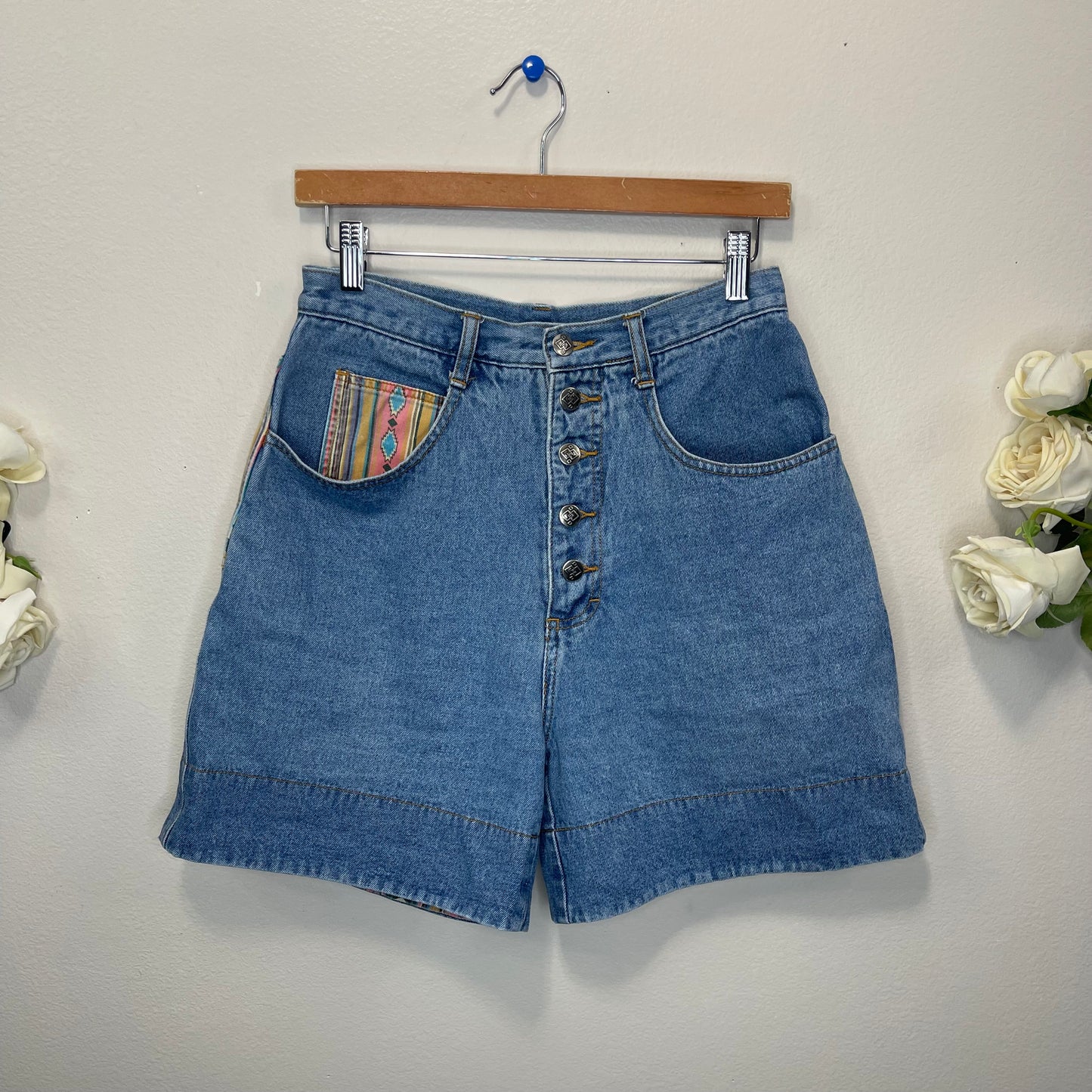 Vintage 90’s High-Waisted Jean Shorts