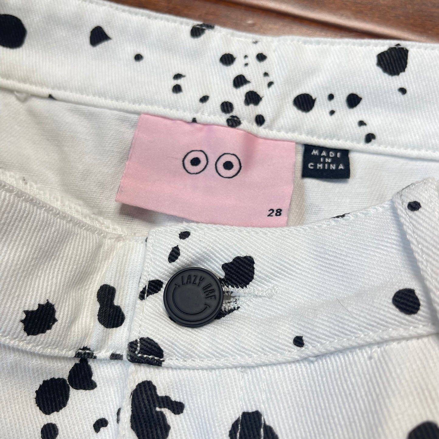 Thrifted Lazy Oaf x STUDIO ARHOJ Dalmatian Print Skirt